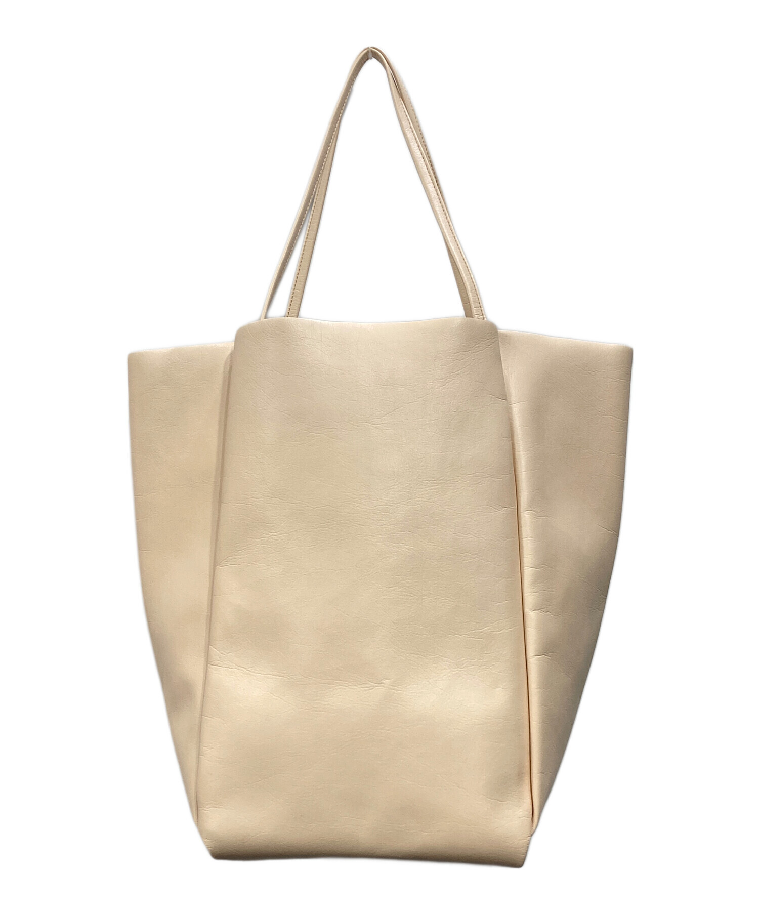SCUE スキュー　LONG STRAP LARGE TOTE BAG 中古・古着通販】SCUE (スキュー) LONG STRAP LARGE TOTE バッグ