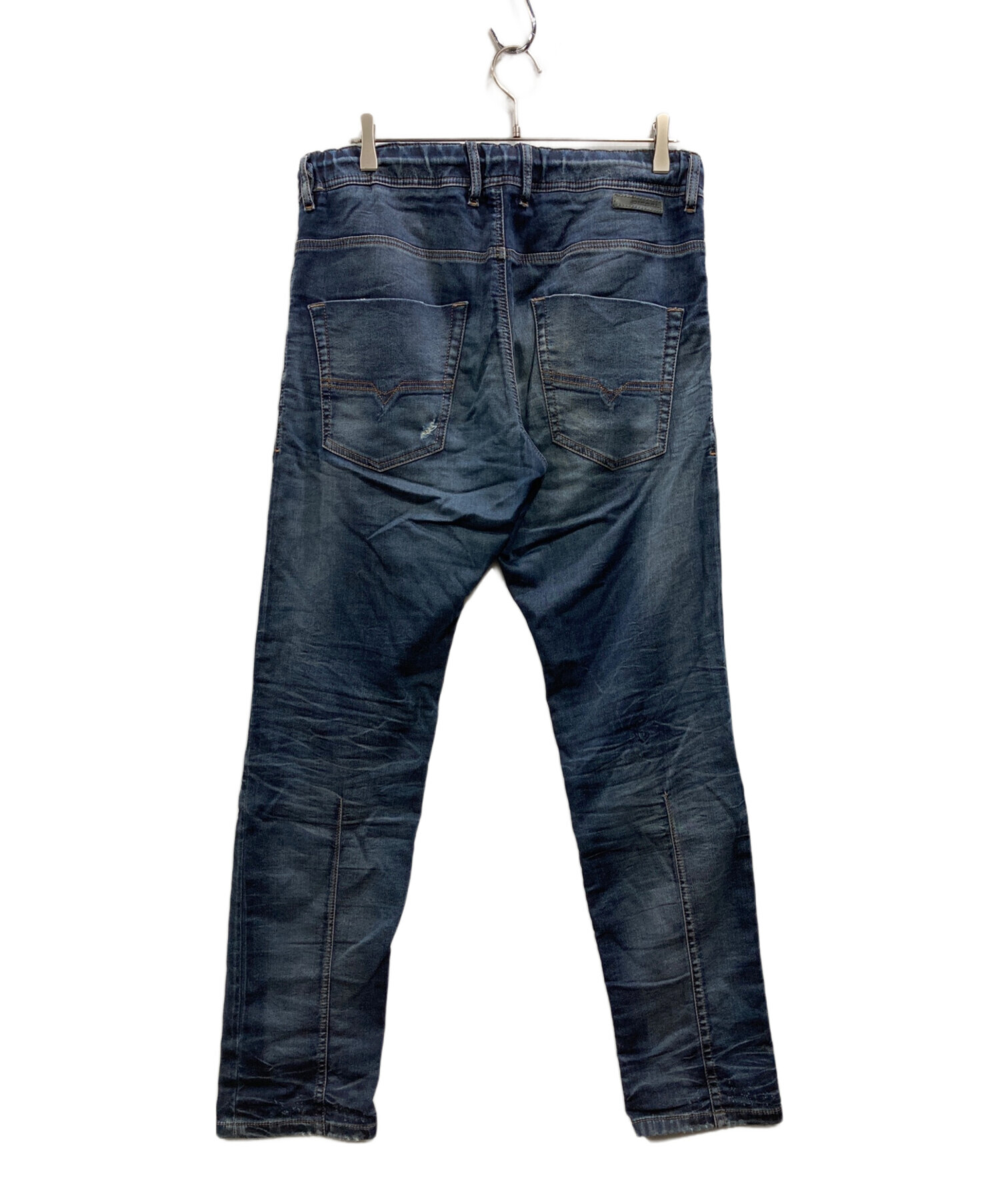 中古・古着通販】DIESEL (ディーゼル) ダメージ加工ジョグデニムパンツ