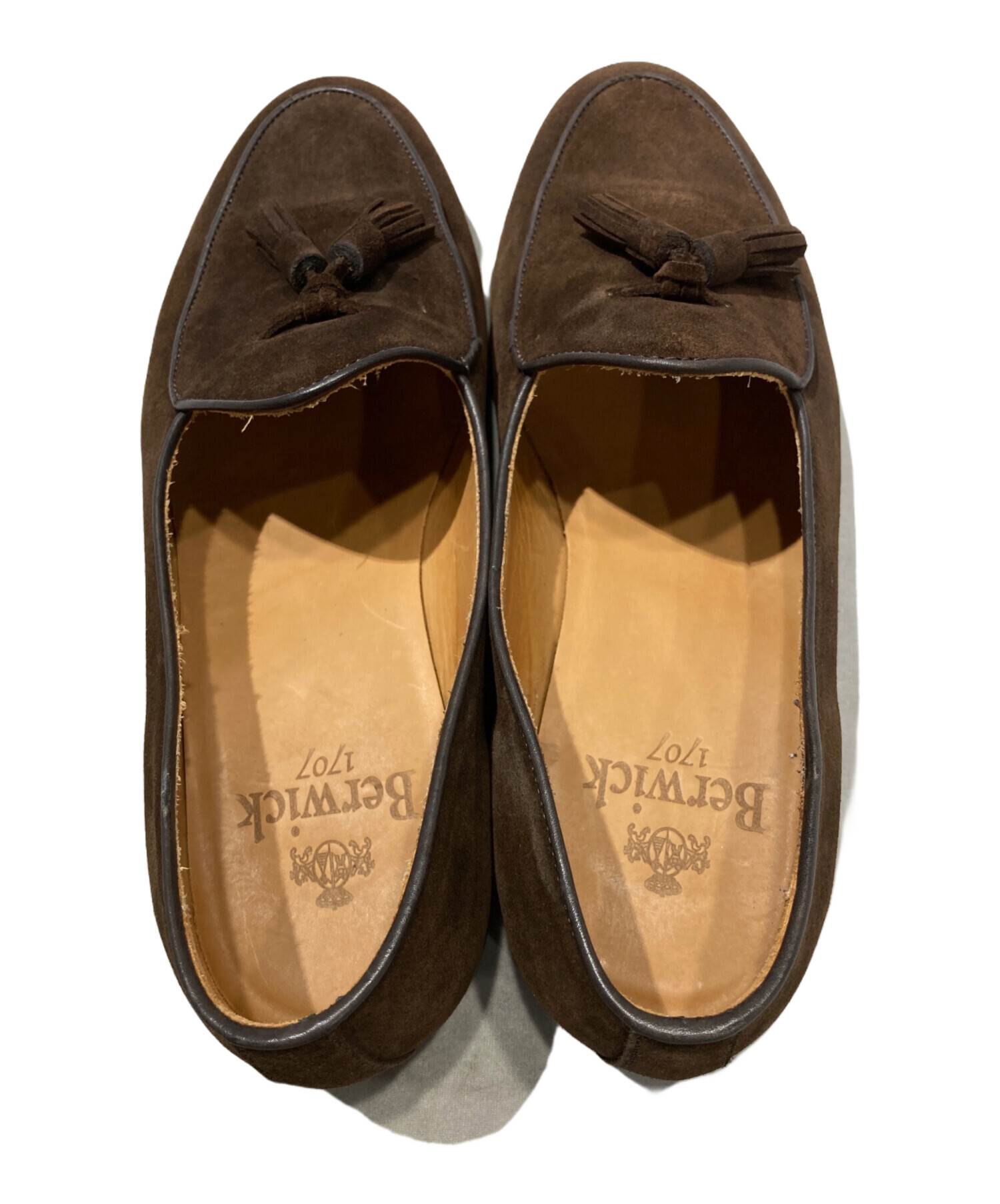 中古・古着通販】berwick (バーウィック) タッセルローファー ブラウン