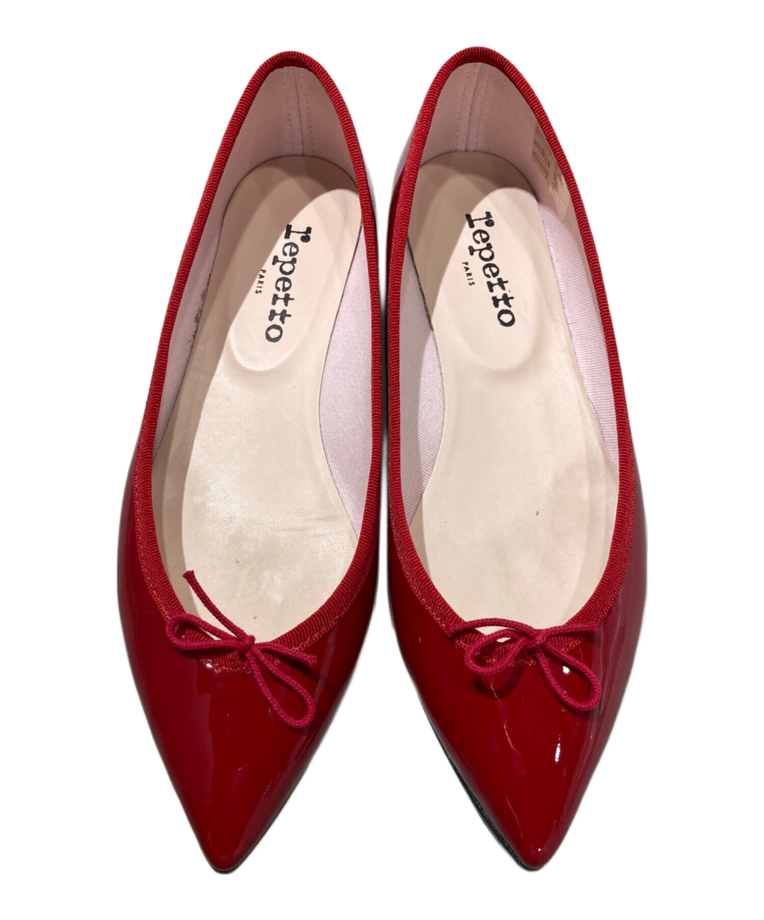 中古・古着通販】Repetto (レペット) フラットシューズ レッド サイズ 