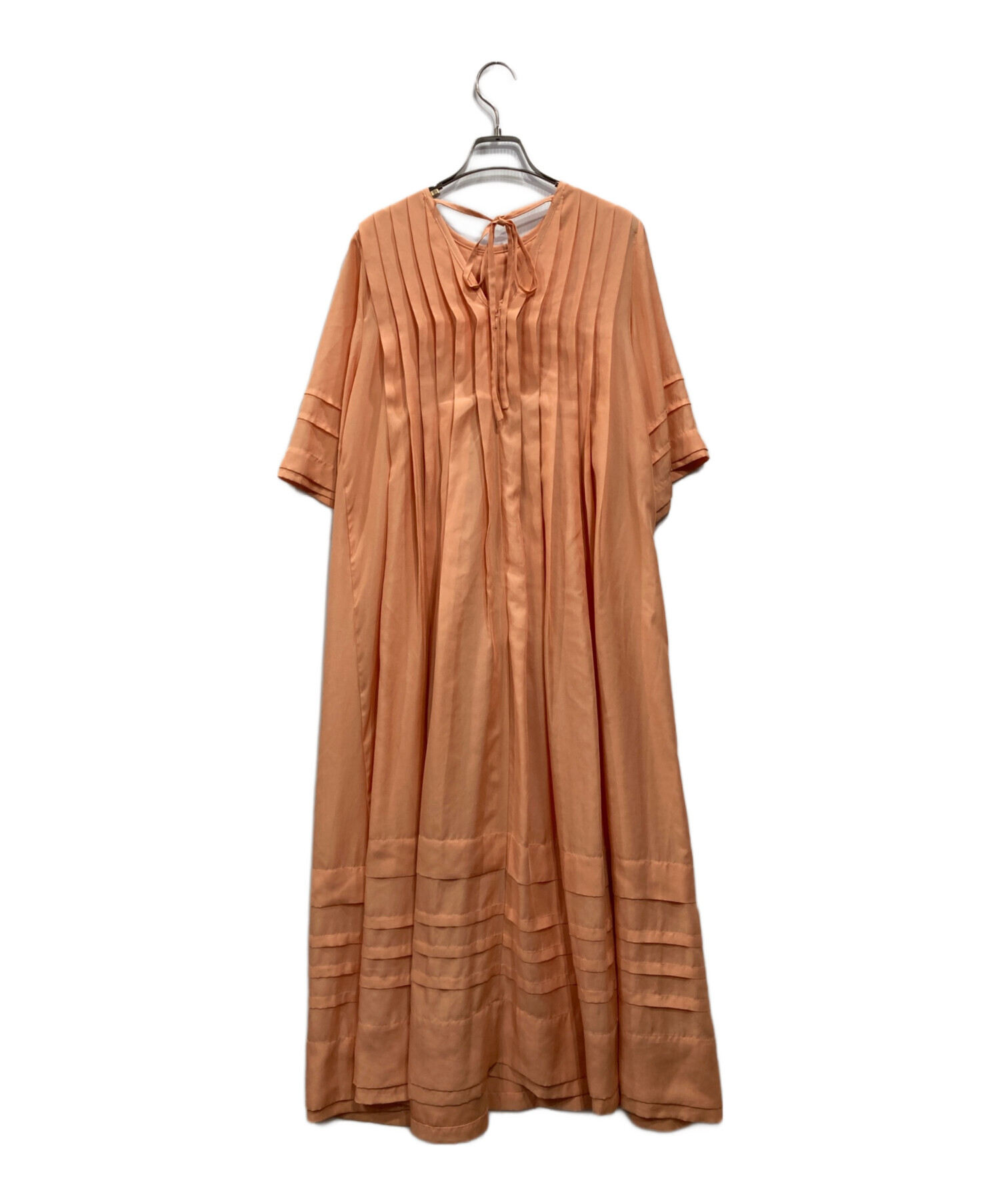 PINUE ワンピース pinue アイレットニットワンピース Sサイズ ブラック