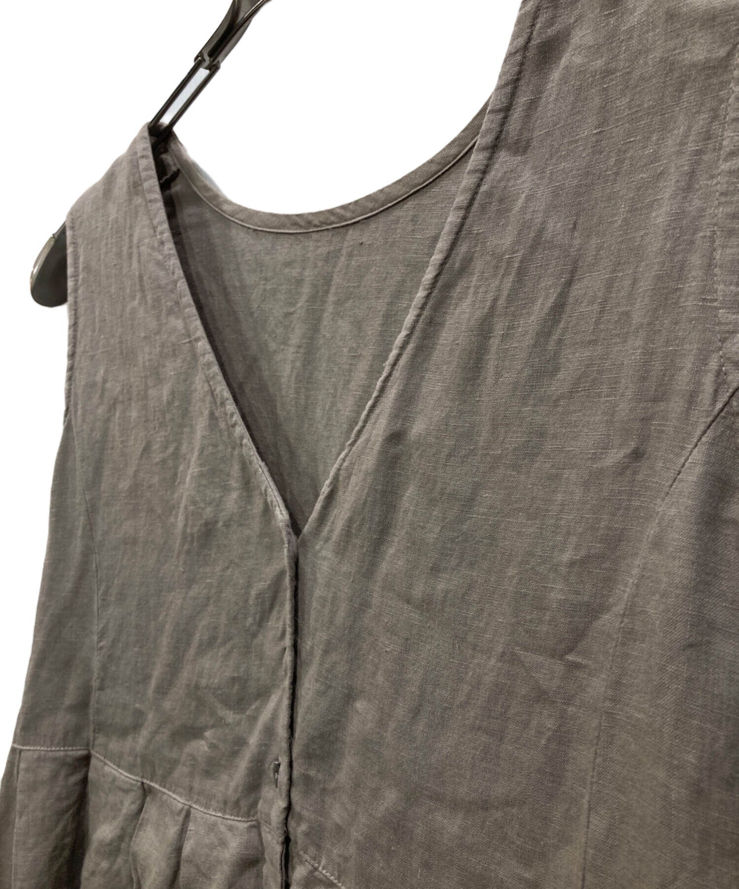 中古・古着通販】nest Robe (ネストローブ) リネンタックノースリーブ