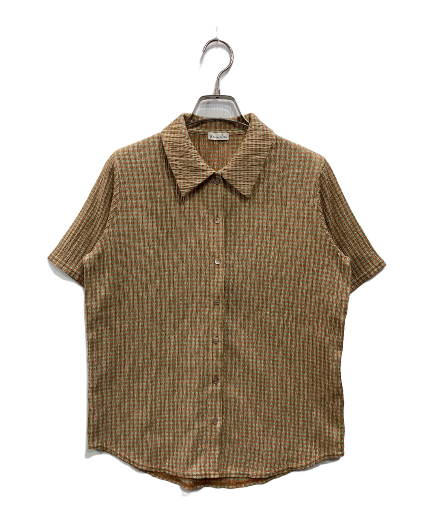 中古・古着通販】STEVEN ALAN (スティーブンアラン) クレープチェック 