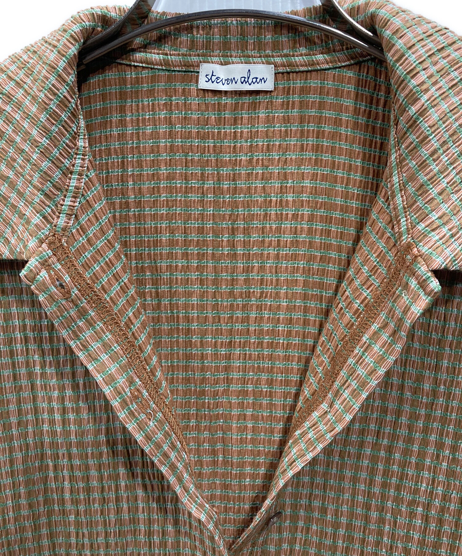 中古・古着通販】STEVEN ALAN (スティーブンアラン) クレープチェック 
