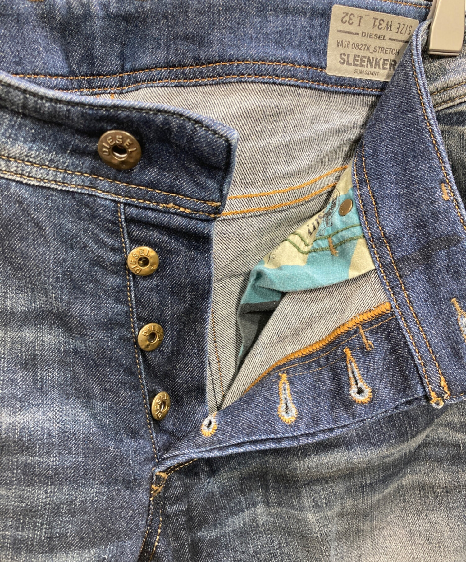 中古・古着通販】DIESEL (ディーゼル) SLEENKERデニムパンツ 