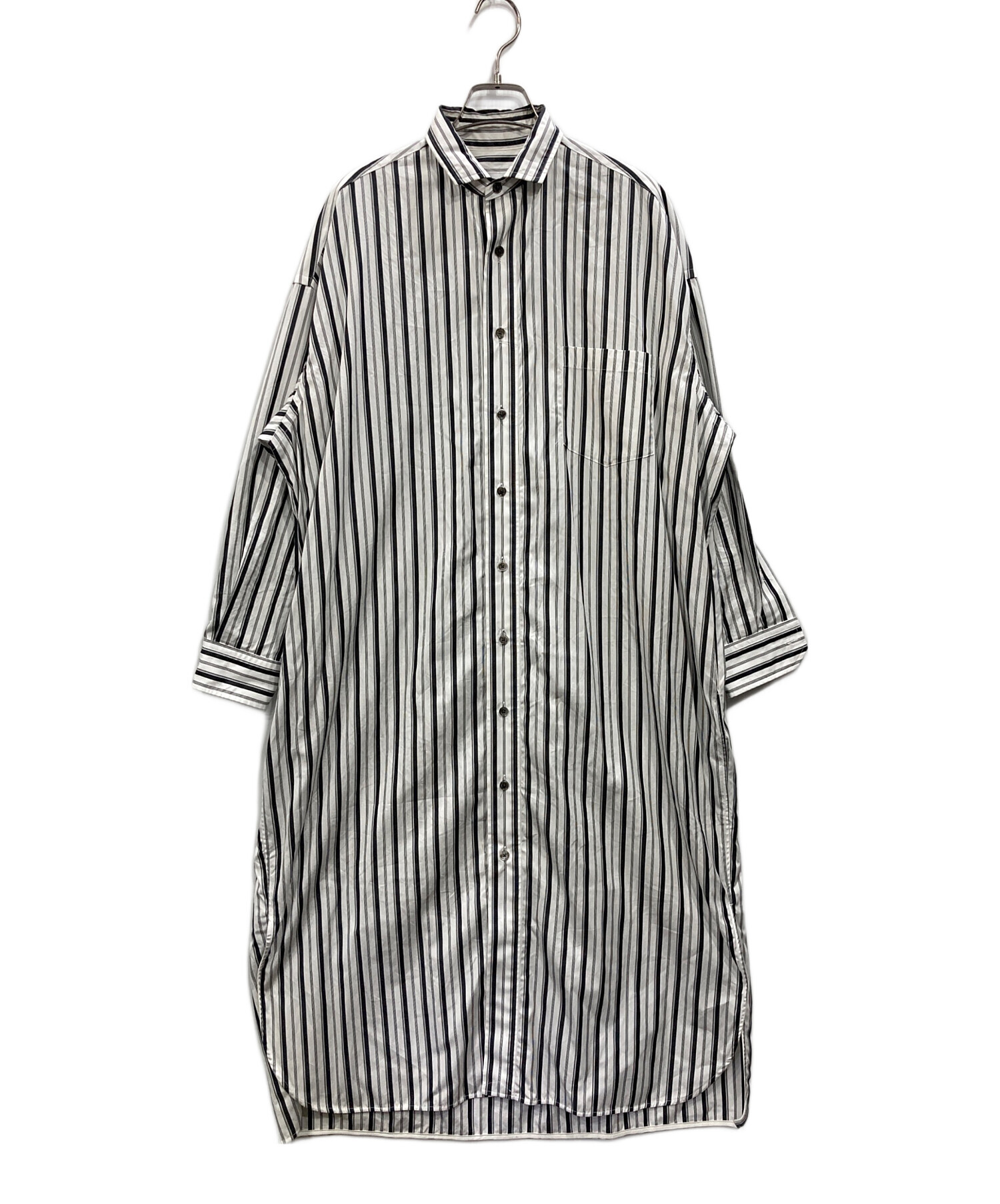 中古・古着通販】ticca (ティッカ) スクエアビッグシャツワンピース