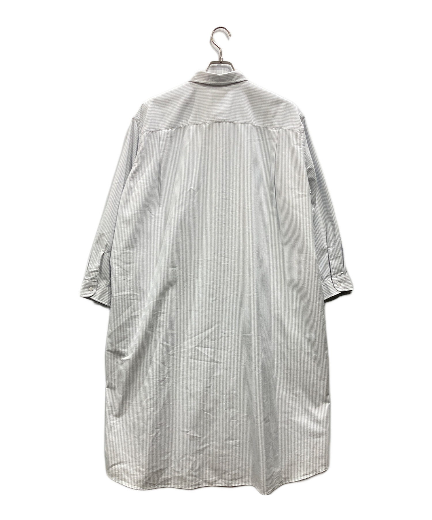 中古・古着通販】DANTON (ダントン) ストライプシャツワンピース