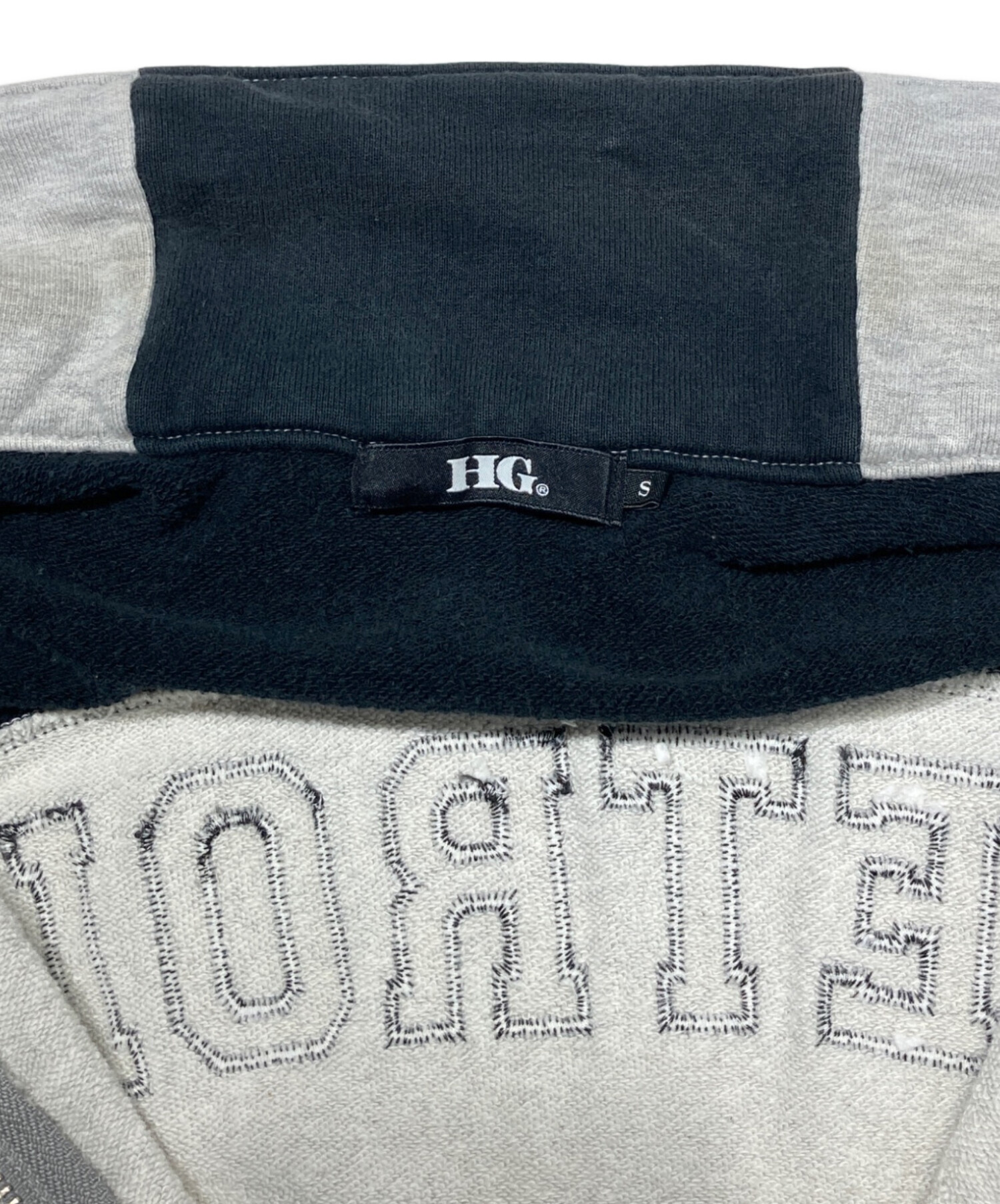 中古・古着通販】HG (エイチジー) ジップアップスウェット グレー