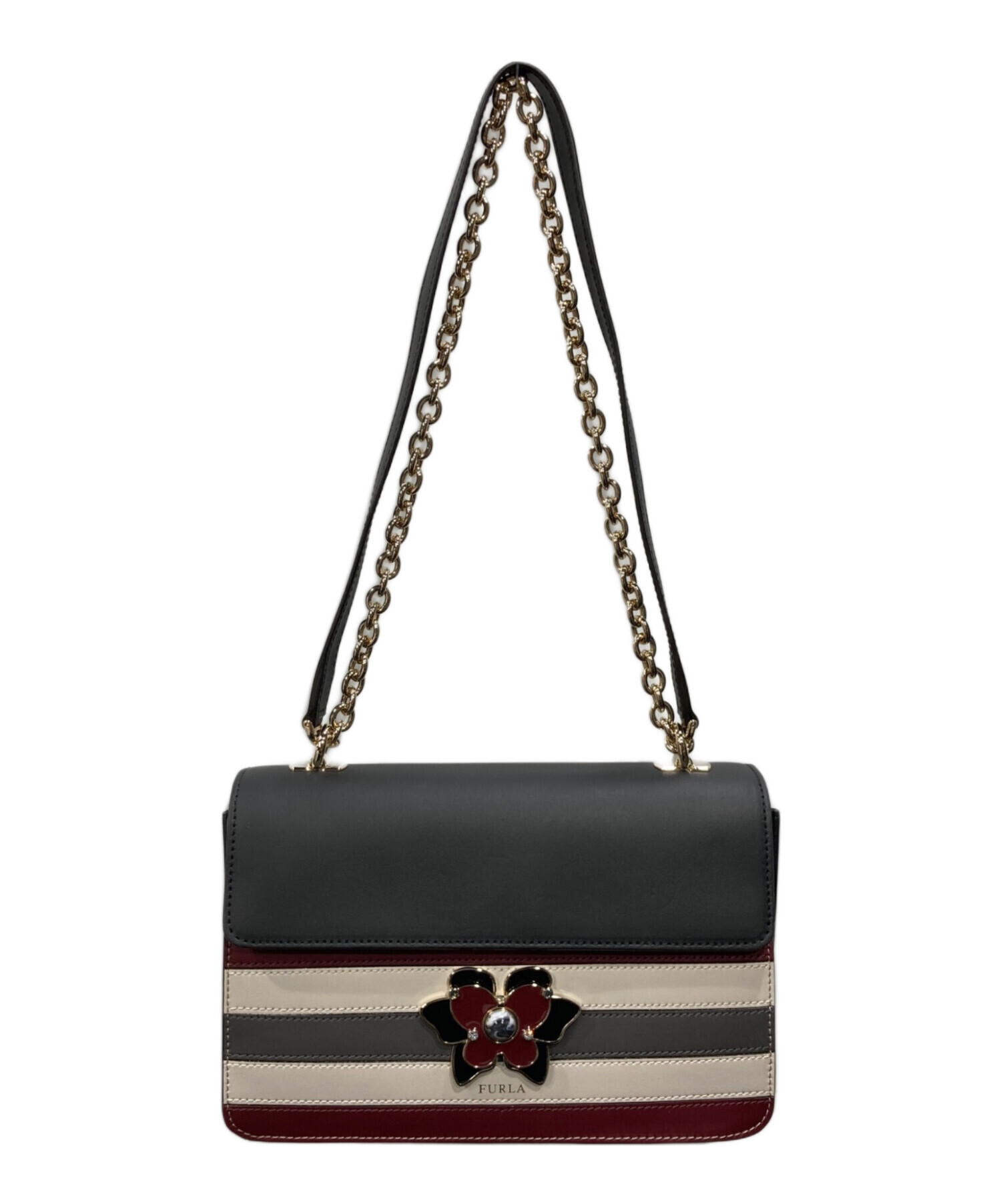 FURLA　フルラ　ムゲット　2wayショルダーバッグ 中古・古着通販】FURLA (フルラ) ムゲット 2wayショルダーバッグ