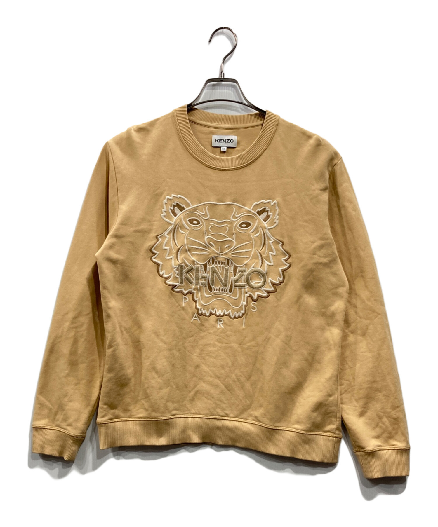 中古・古着通販】KENZO (ケンゾー) タイガー刺繍スウェット ベージュ 