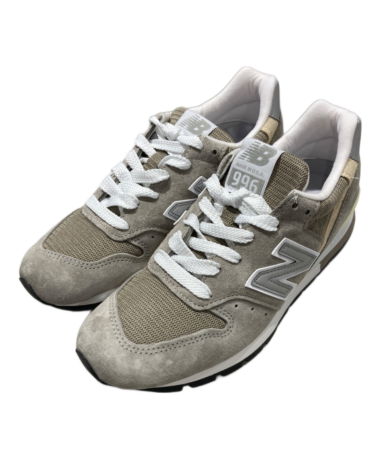 【未使用】New Balance U996GR スニーカー USA グレー 箱付 中古・古着通販】NEW BALANCE (ニューバランス) U996GR グレー サイズ