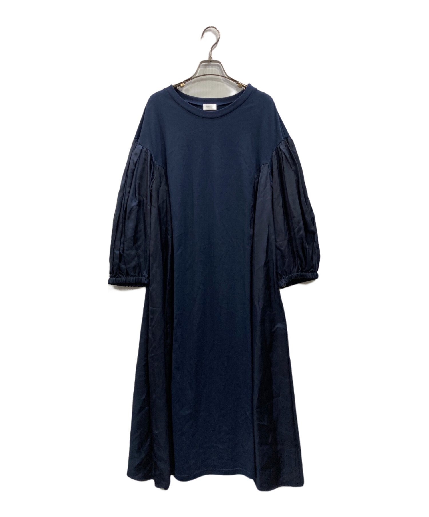 中古・古着通販】REKISAMI (レキサミ) ブラウスワンピース ネイビー