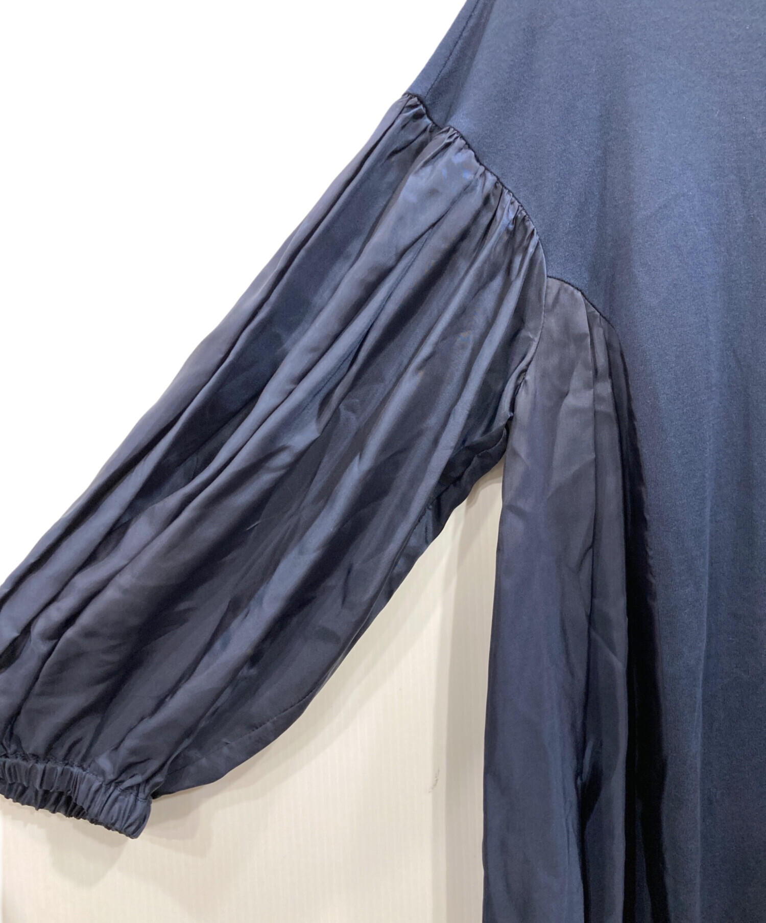 中古・古着通販】REKISAMI (レキサミ) ブラウスワンピース ネイビー