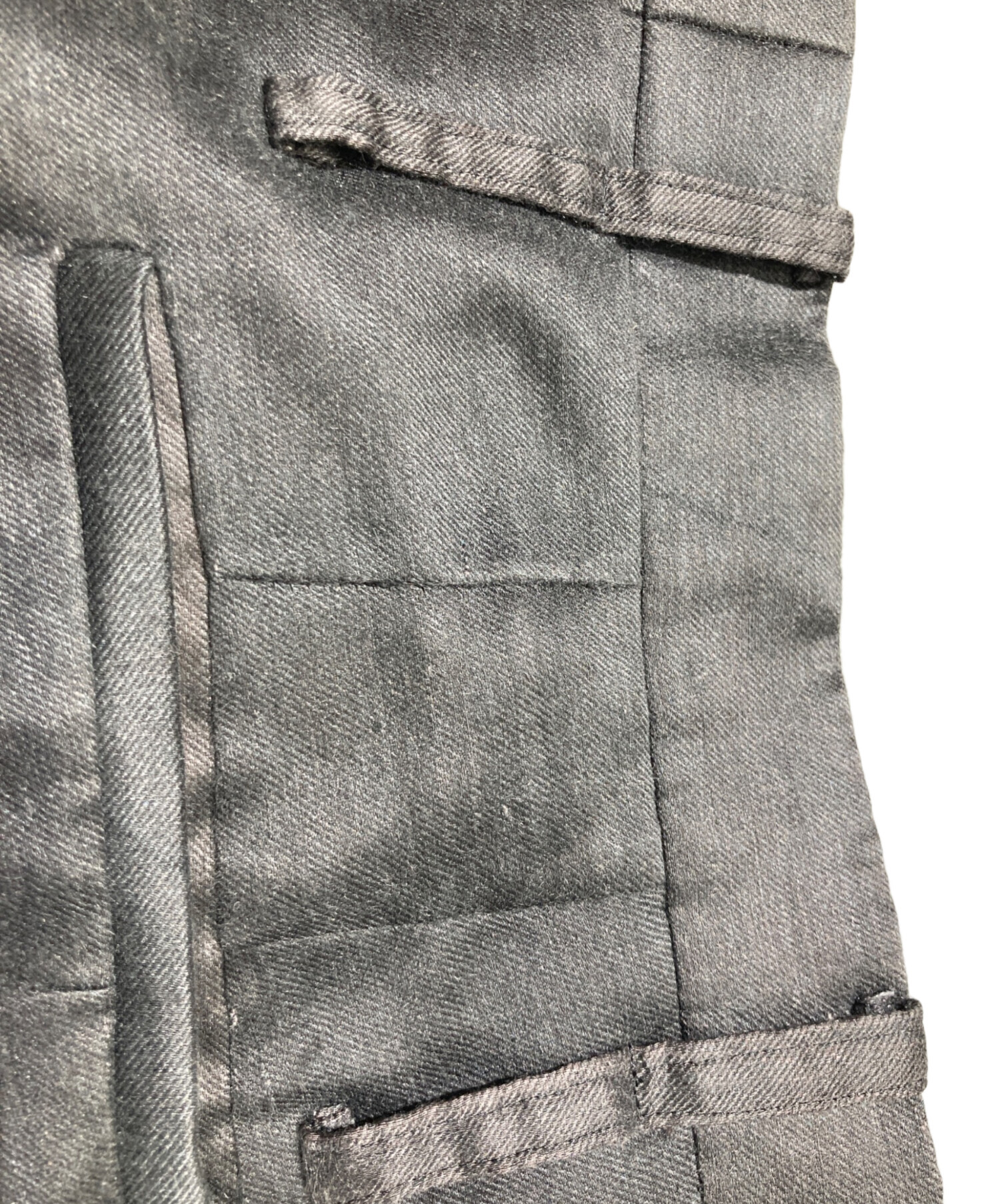 中古・古着通販】TAAKK (ターク) フラワーワイドトラウザーズ ブラック