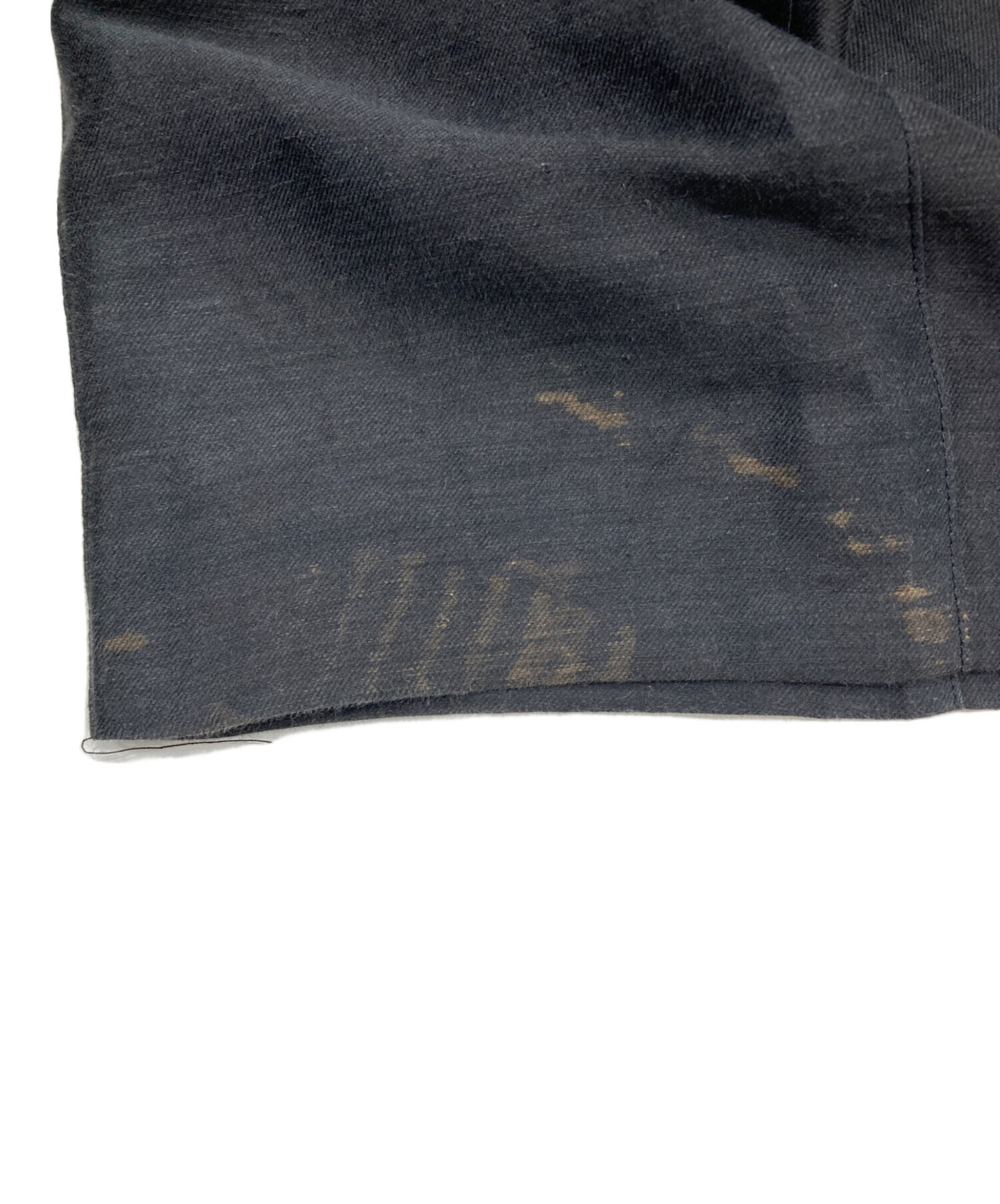 中古・古着通販】TAAKK (ターク) フラワーワイドトラウザーズ ブラック