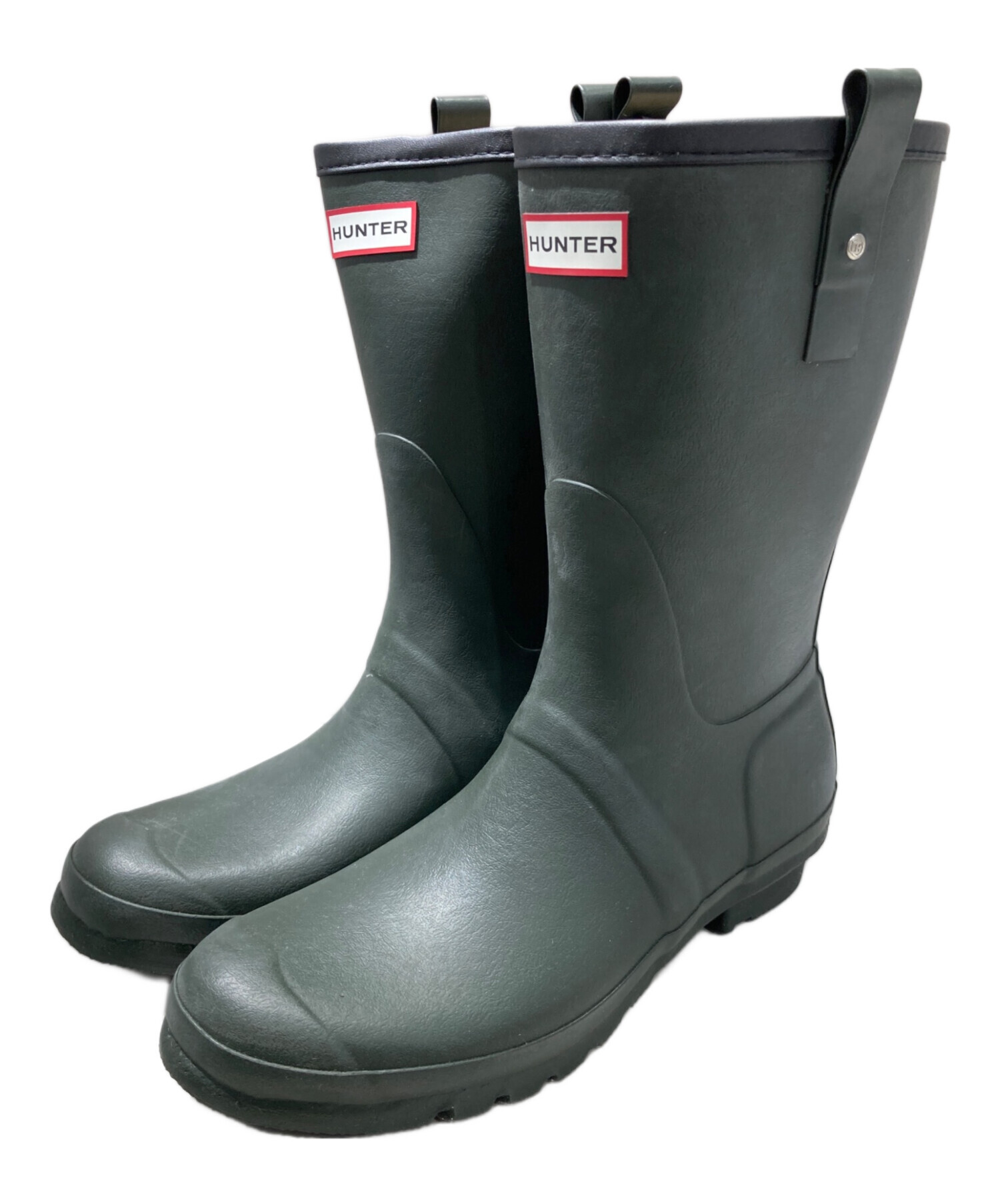 中古・古着通販】HUNTER (ハンター) レインブーツ ダークグリーン