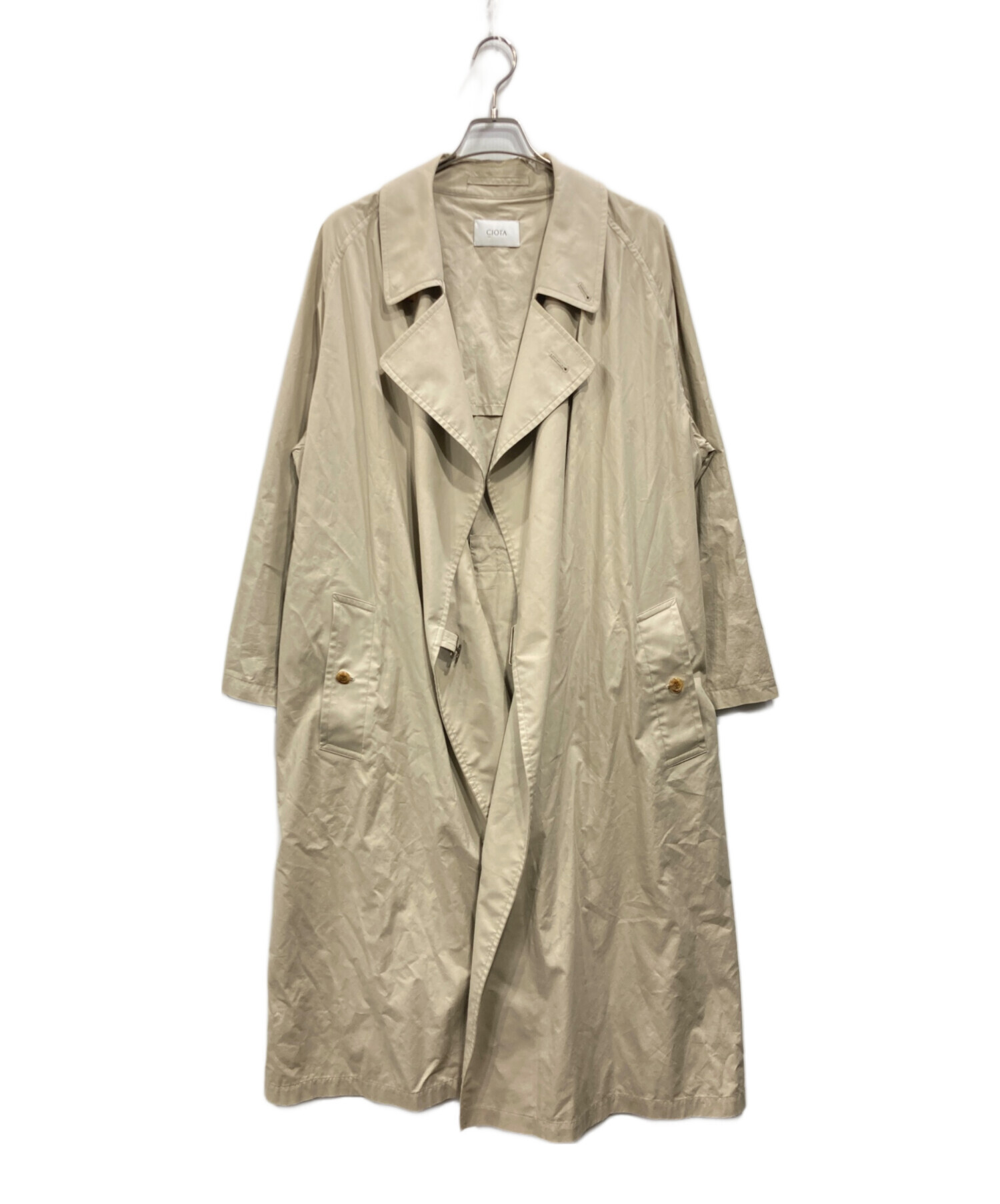 まさとさま専用　CIOTA タイロッケンコート　ベージュ まさとさま専用 CIOTA タイロッケンコート ベージュ CIOTAのコートを
