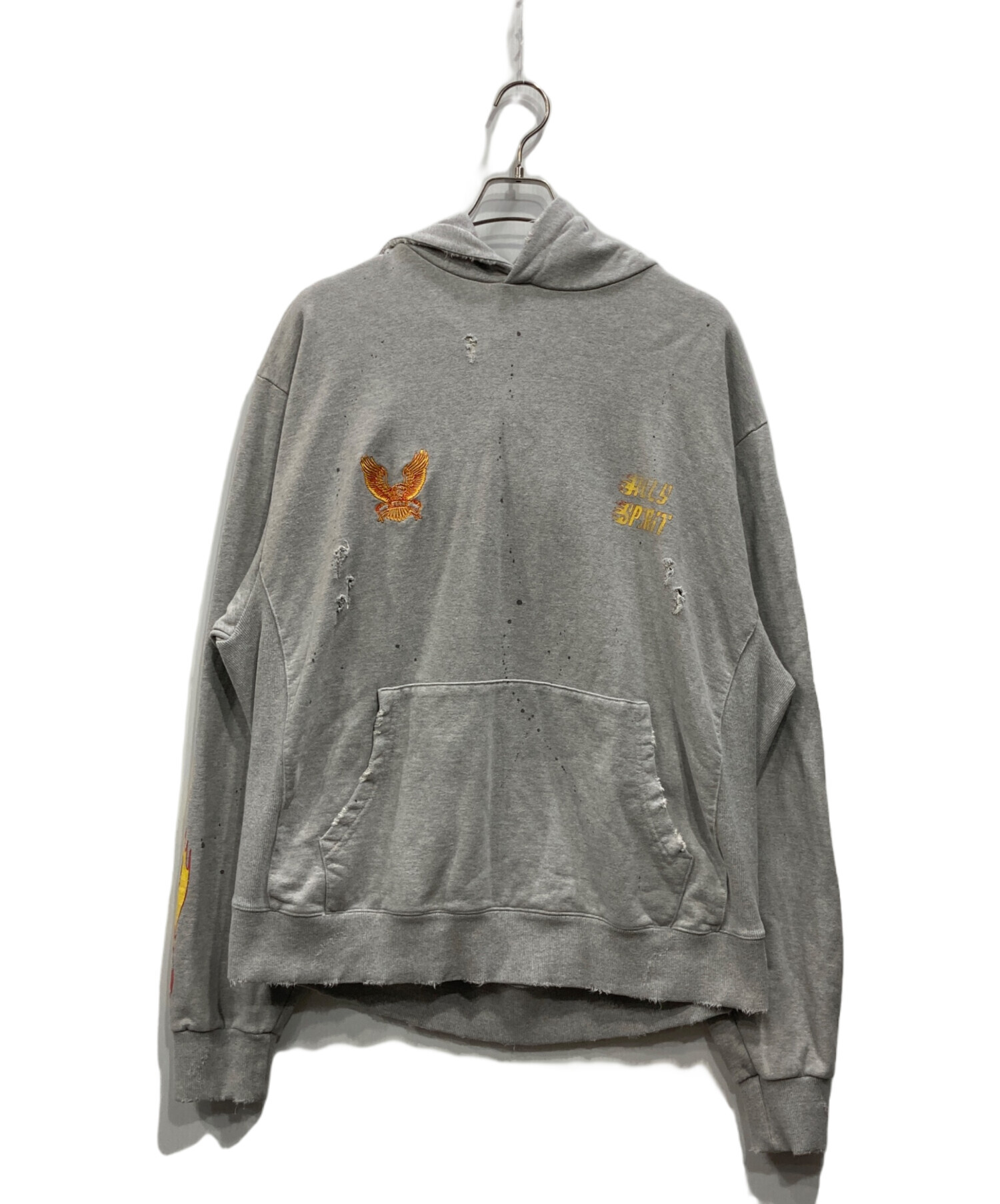 中古・古着通販】SOMEIT (サミット) ダメージ加工プルオーバーパーカー