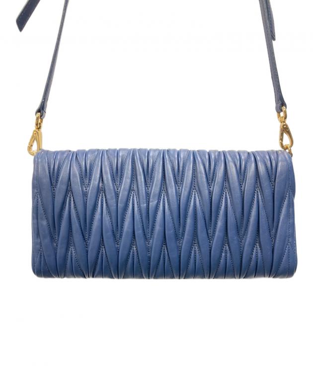 miu miu マテラッセ　ショルダーバッグ　2way miu miu ミュウミュウ 2wayショルダーバッグ マテラッセ ナッパ