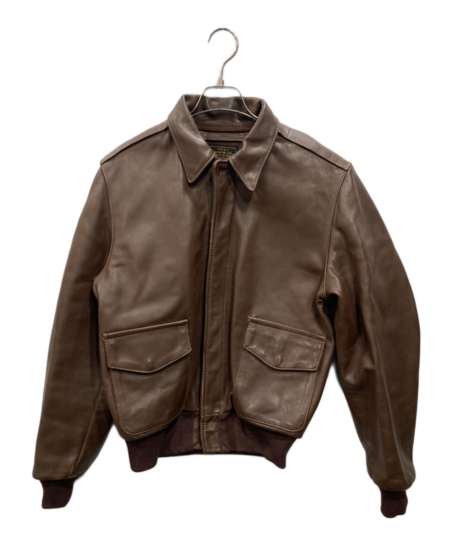 中古・古着通販】VANSON (バンソン) A-2フライトジャケット ブラウン