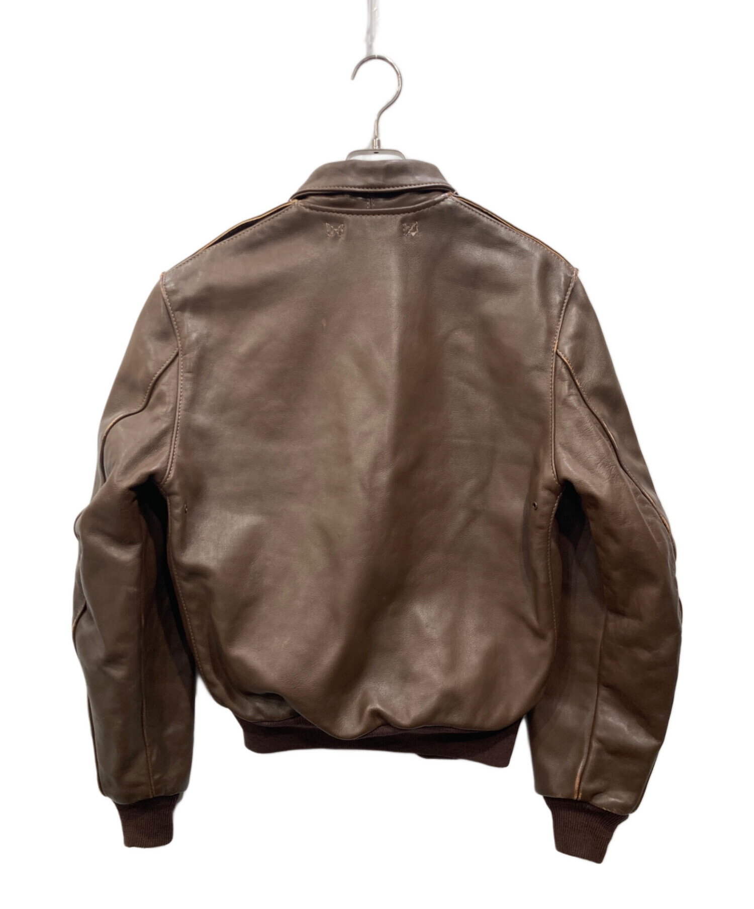 中古・古着通販】VANSON (バンソン) A-2フライトジャケット ブラウン