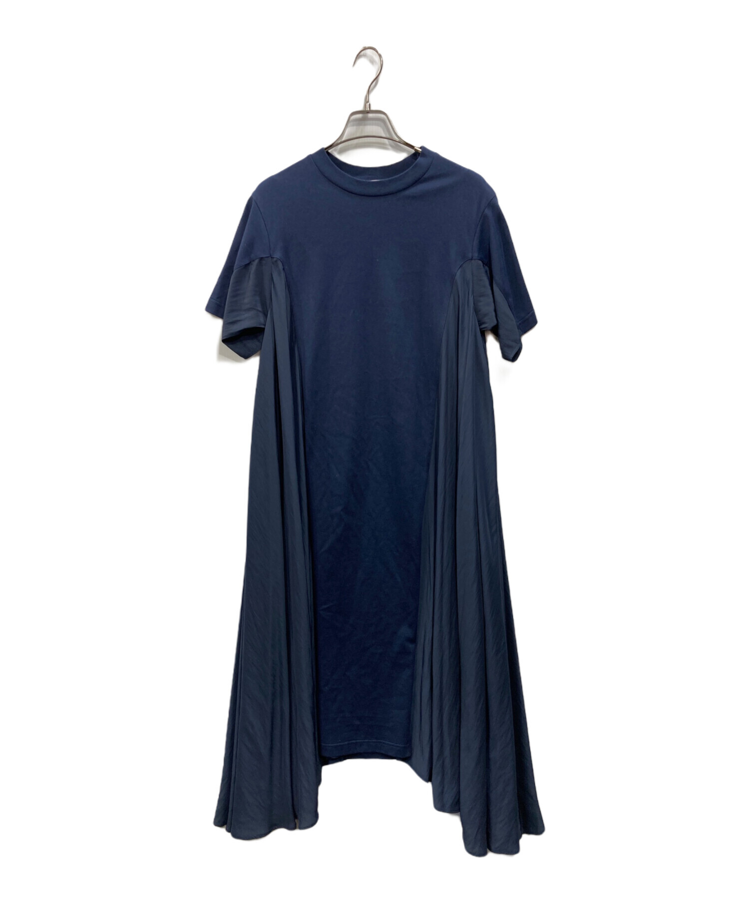 中古・古着通販】REKISAMI (レキサミ) 切替ワンピース ネイビー 中古・古着通販】REKISAMI (レキサミ) 切替ワンピース ネイビー