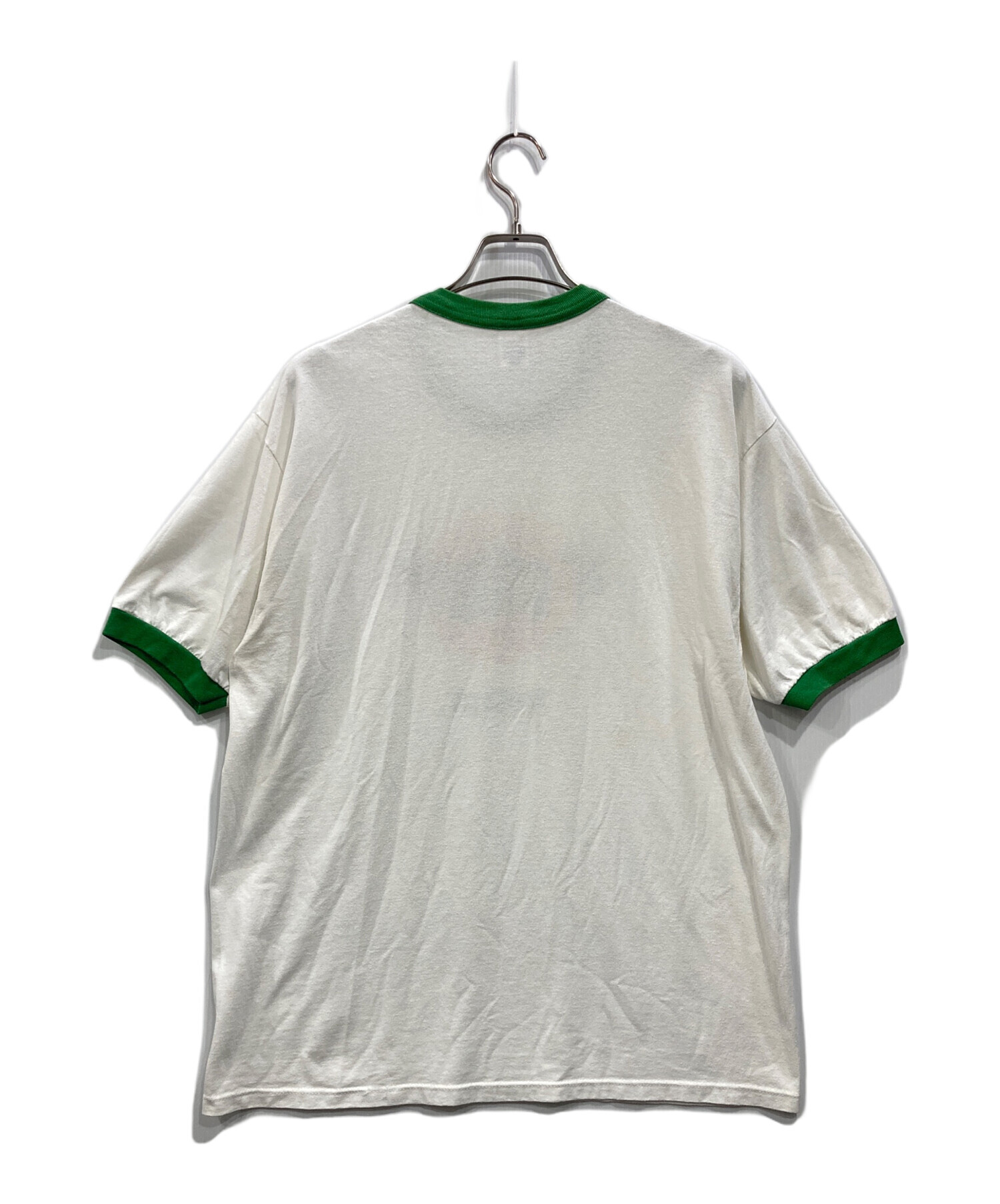 中古・古着通販】SOFFE (ソフィー) リンガーTシャツ ホワイト サイズ 