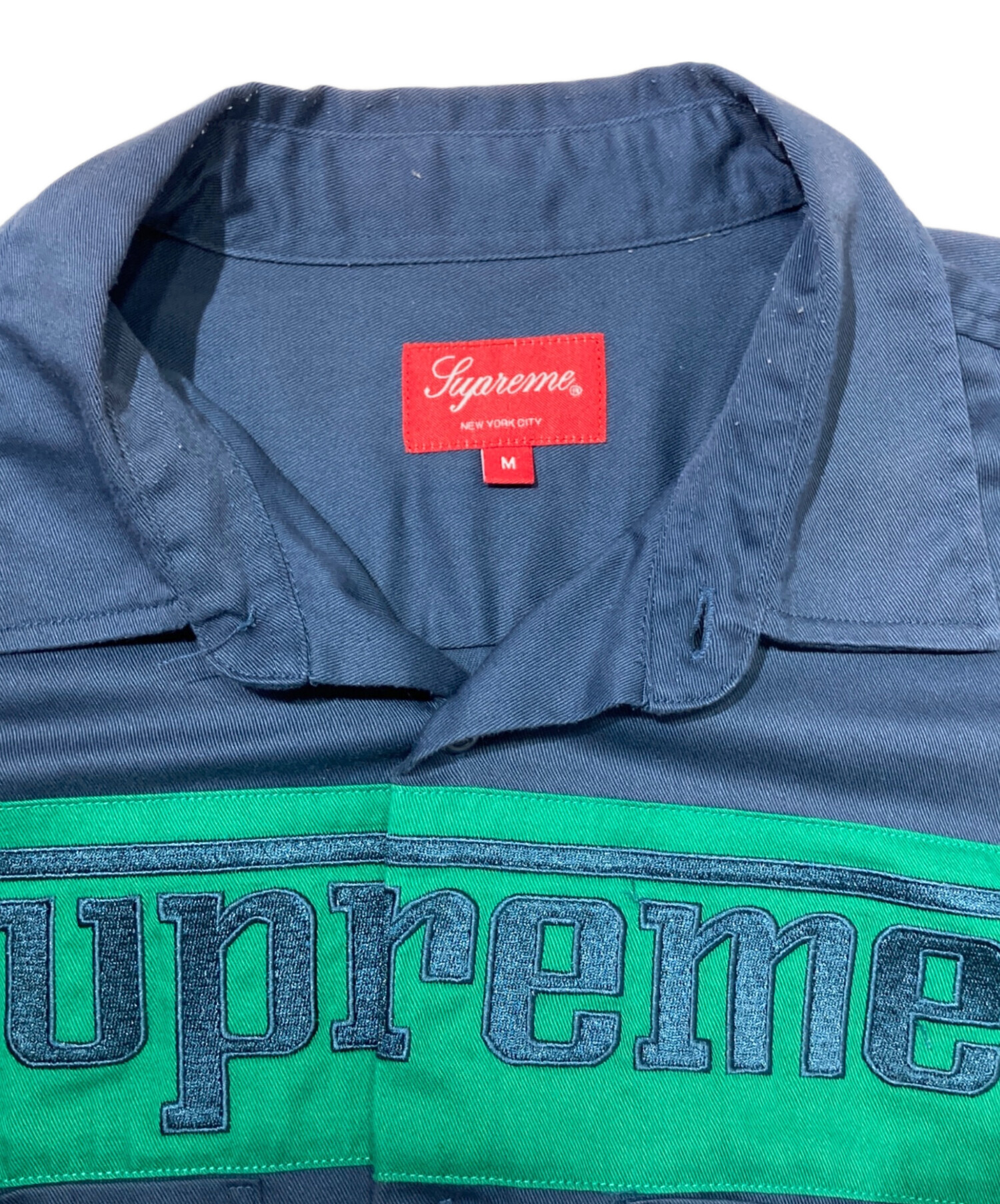 中古・古着通販】Supreme (シュプリーム) Racing Logo Work Shirt 