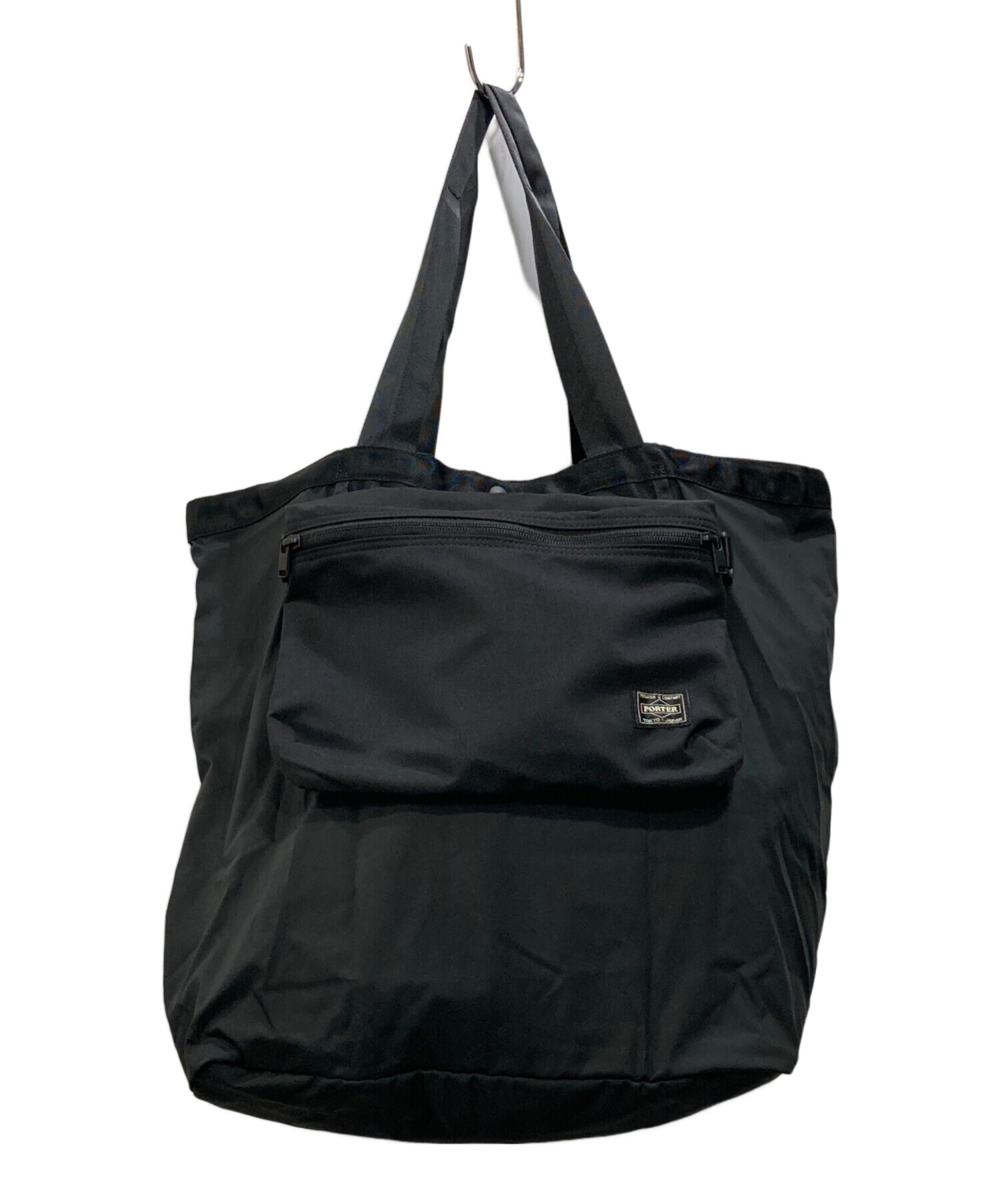 PORTER ブラック ショルダーバッグ サコッシュ 中古・古着通販】PORTER 