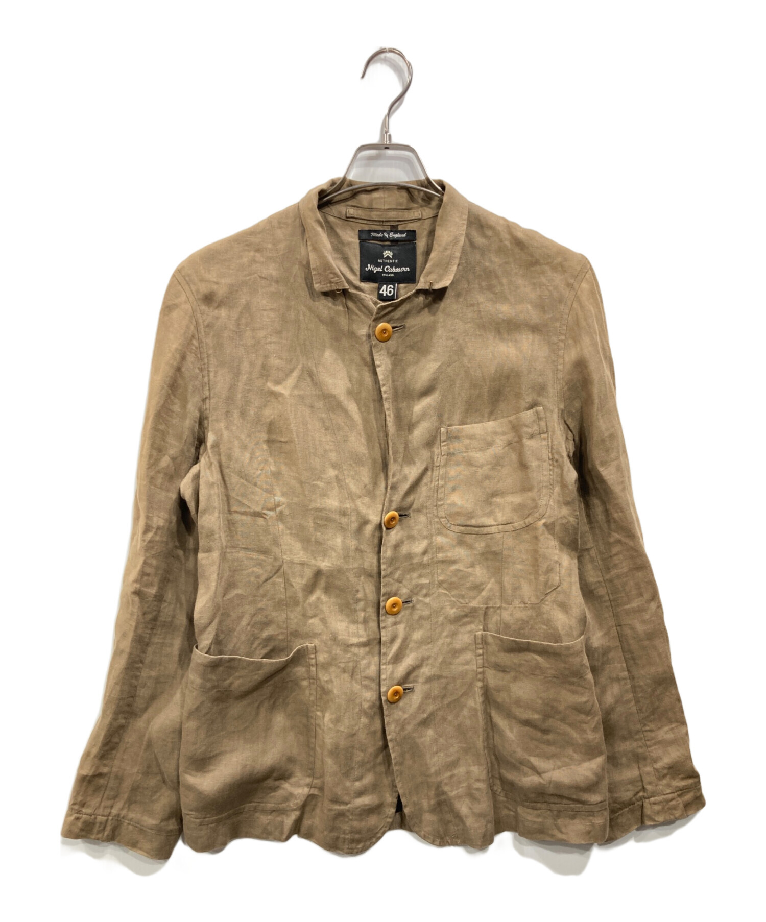 ナイジェルケーボンのリネンジャケット NIGEL CABOURN ナイジェル