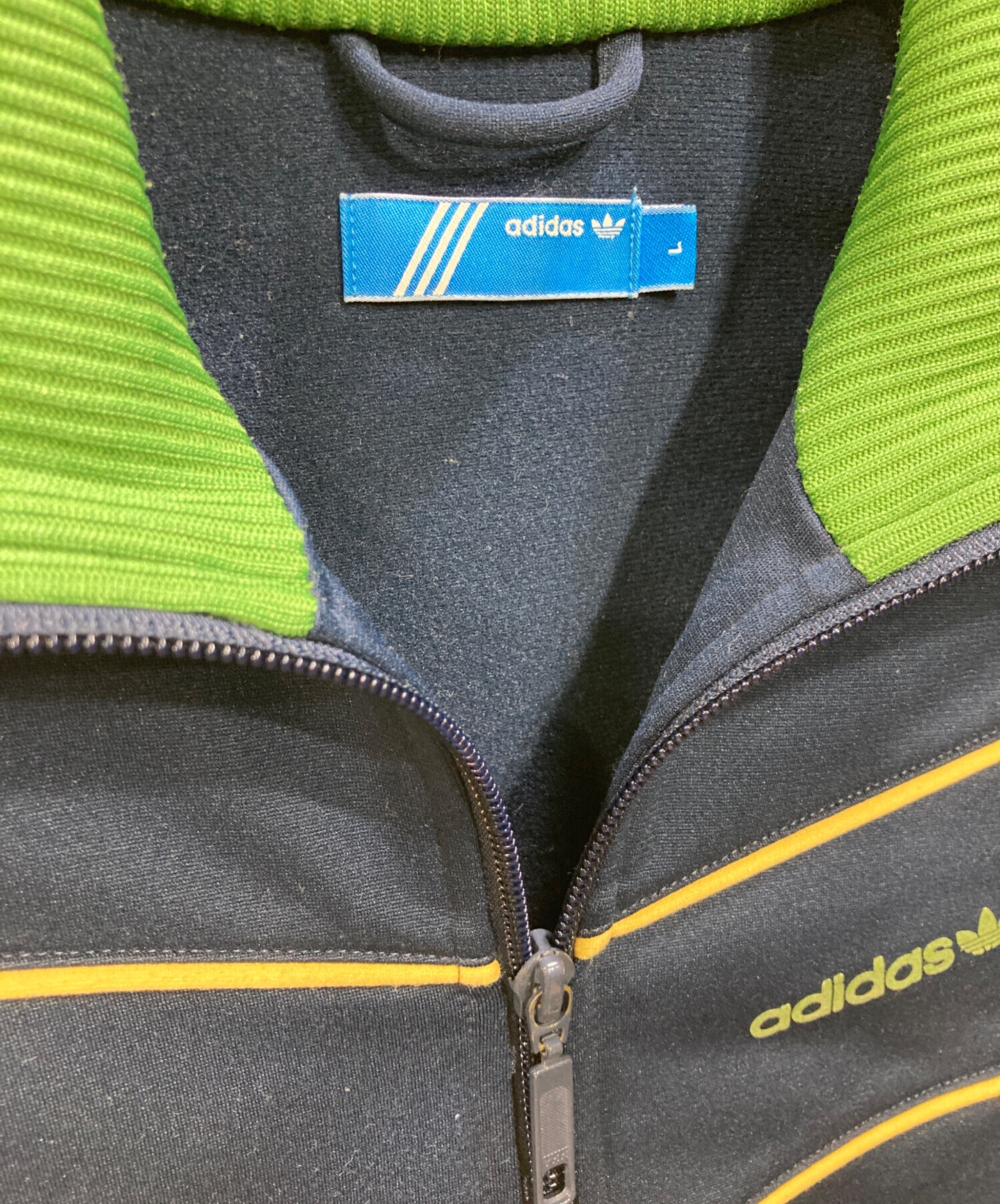 中古・古着通販】adidas (アディダス) トラックジャケット ネイビー 
