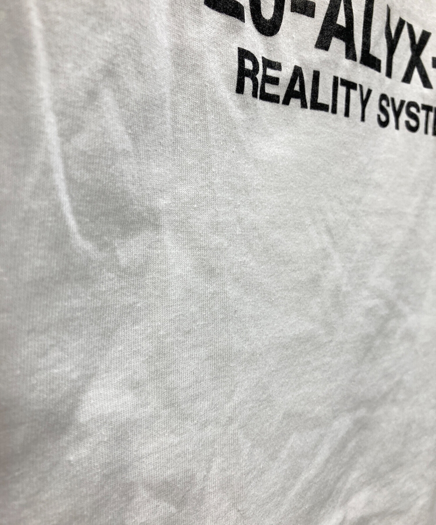 中古・古着通販】1017 ALYX 9SM (アリクス) ロゴTシャツ ホワイト 