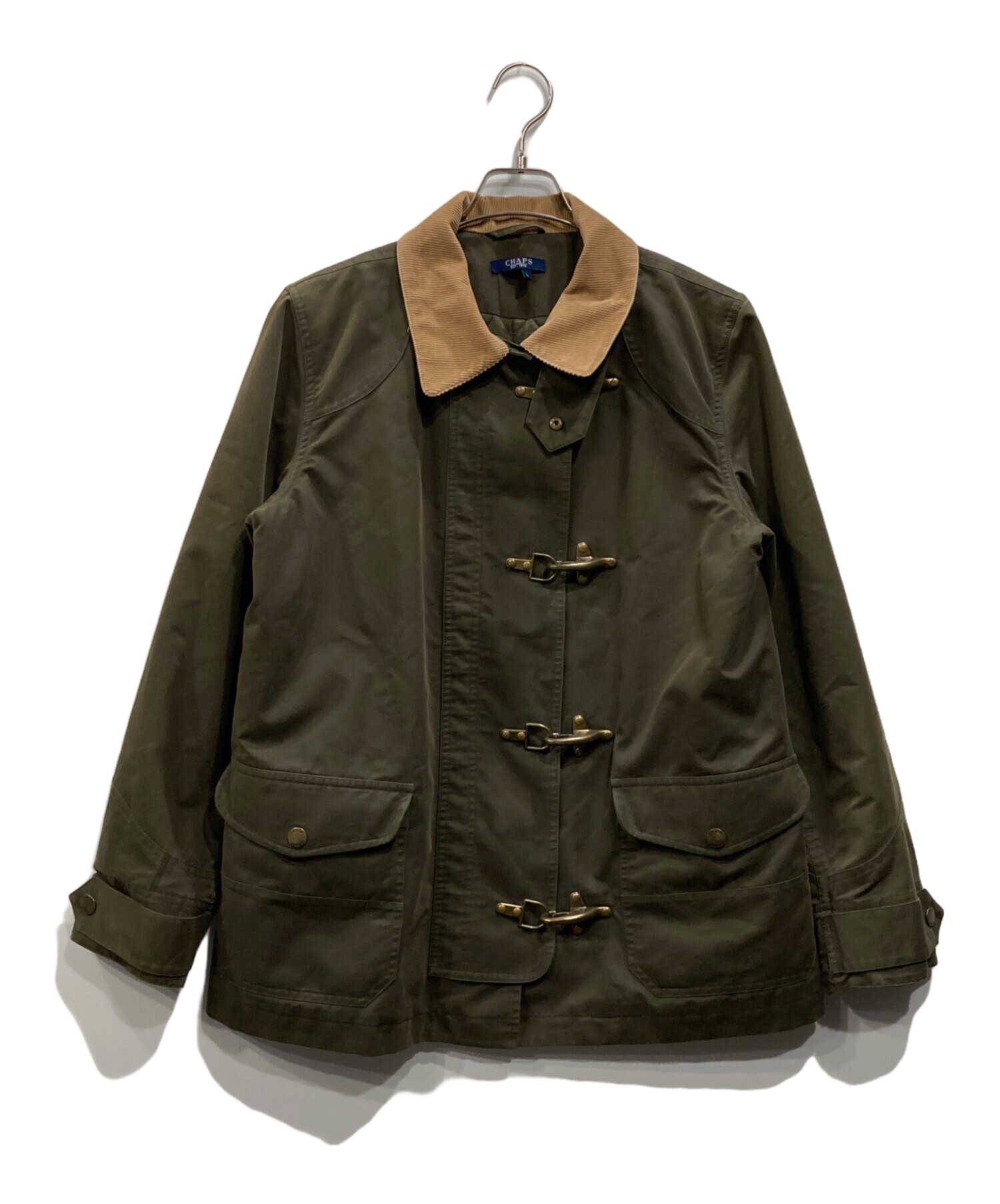 中古・古着通販】CHAPS (チャップス) ファイヤーマンジャケット カーキ 