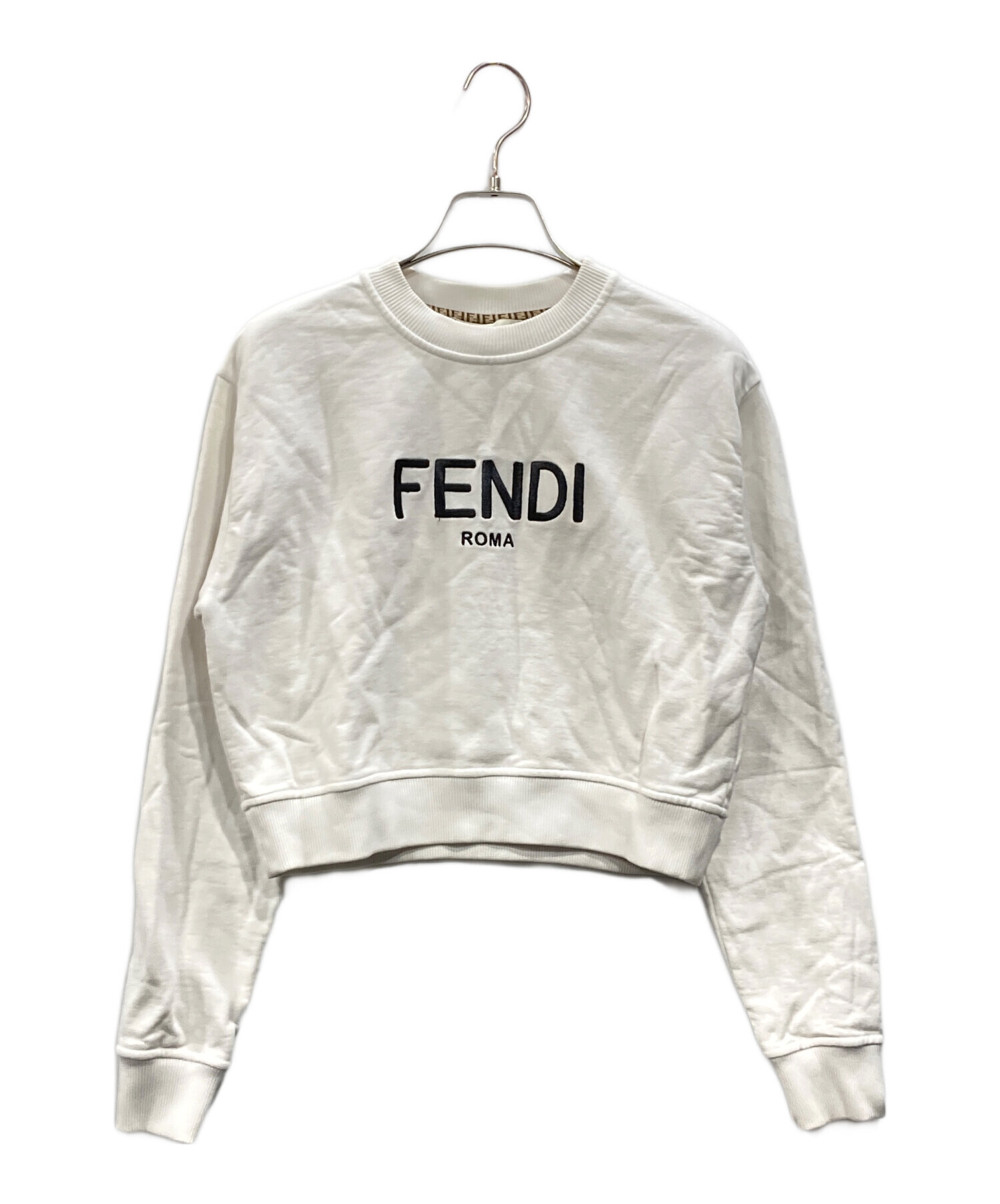 FENDI フェンディ スウェット XXS 白 【古着】【中古】 FENDI - FENDI フェンディ スウェット XXS 白 【古着】【中古】の通販