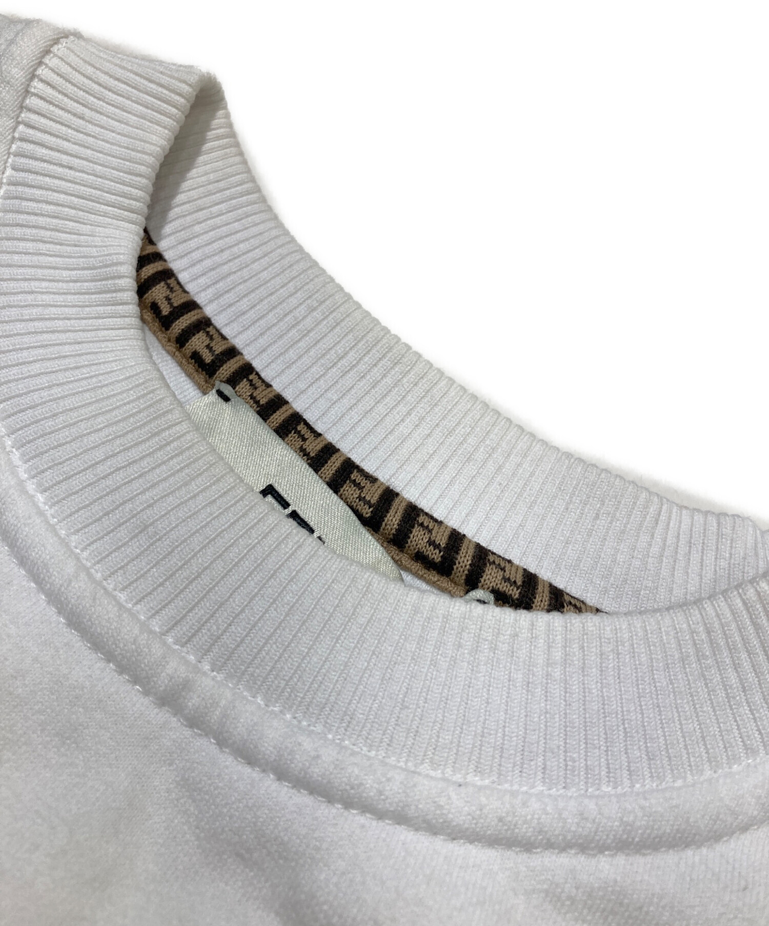 FENDI フェンディ スウェット XXS 白 【古着】【中古】 FENDI - FENDI フェンディ スウェット XXS 白 【古着】【中古】の通販