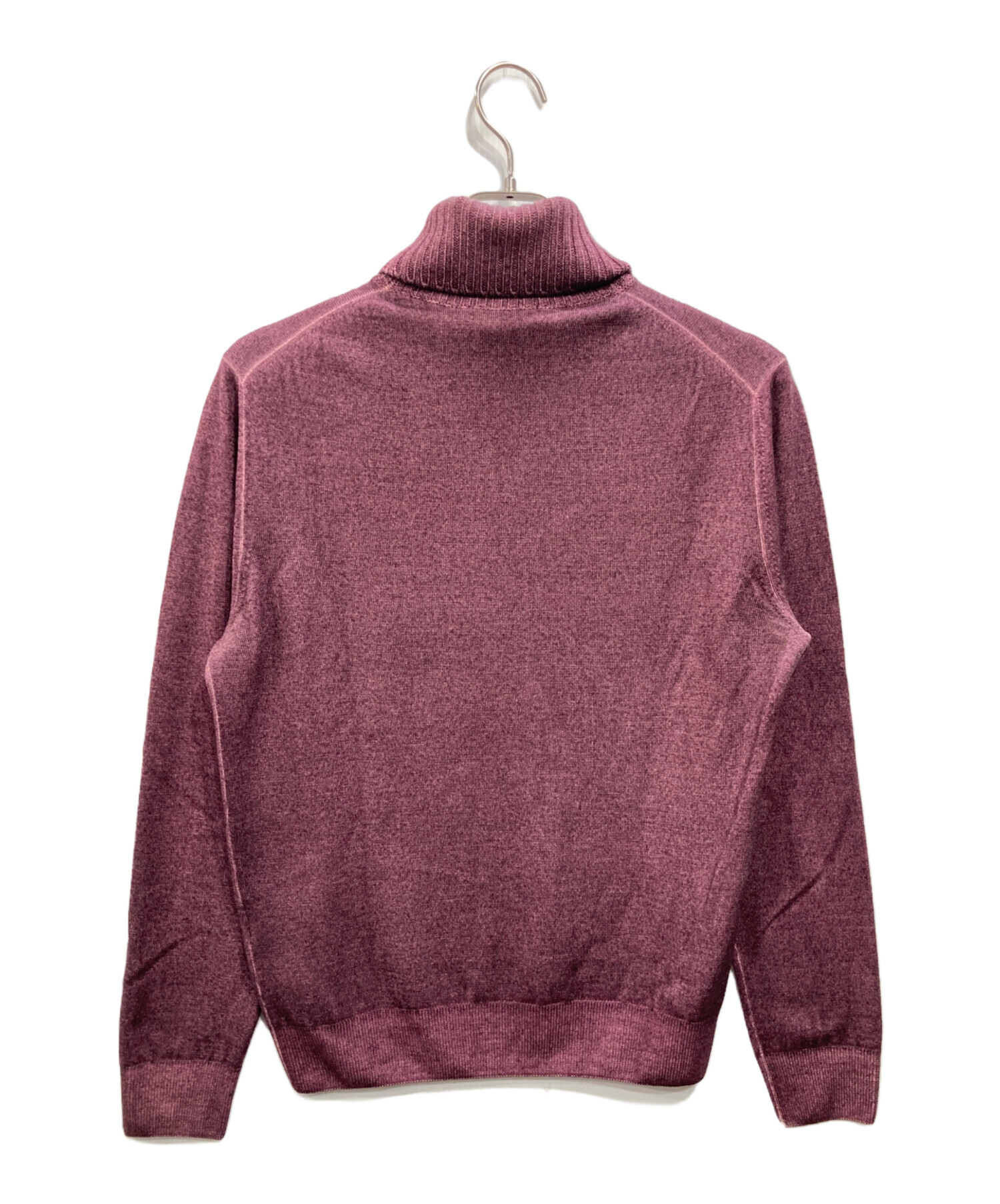 Cruciani クルチアーニ クルーネックウールニット 44 ボルドー Cruciani (クルチアーニ) クルーネック ニット ウール 44 ボルドー