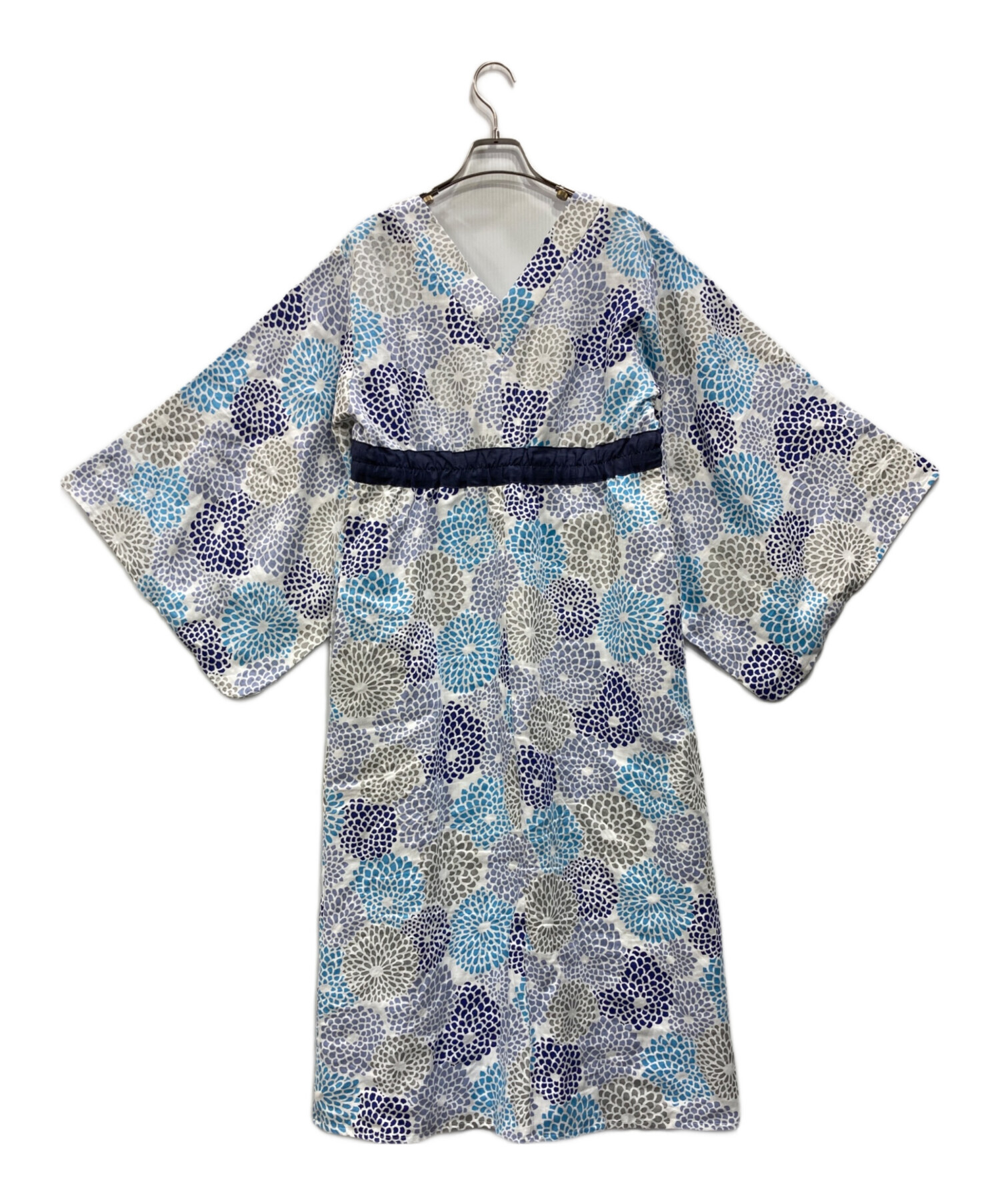 SOU・SOU 麻 ゆかたみたて 菊づくし青嵐 中古・古着通販】SOU・SOU (ソウソウ) 麻ゆかたみたて菊づくし青嵐