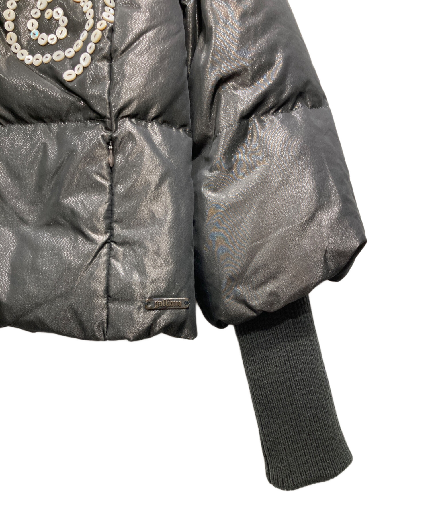 中古・古着通販】GALLIANO (ガリアーノ) ボタンデザインダウン 