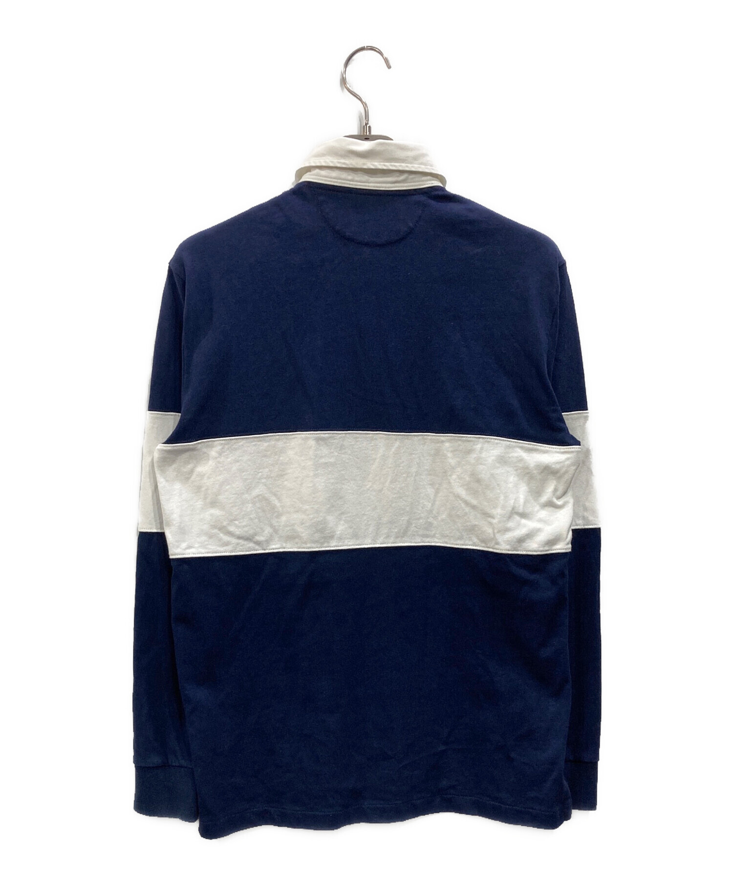 POLO SPORT ラガーシャツ M 青色 中古・古着通販】POLO SPORT (ポロスポーツ) ラガーシャツ ネイビー