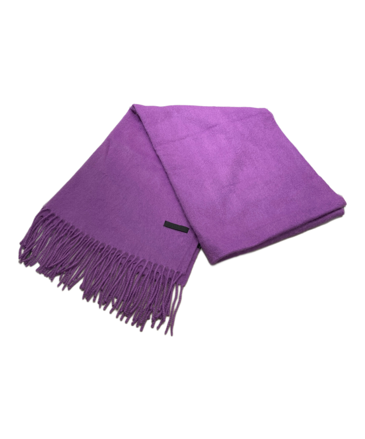 中古・古着通販】icB (アイシービー) カシミヤ大判ストール パープル 中古・古着通販】icB (アイシービー) カシミヤ大判ストール パープル