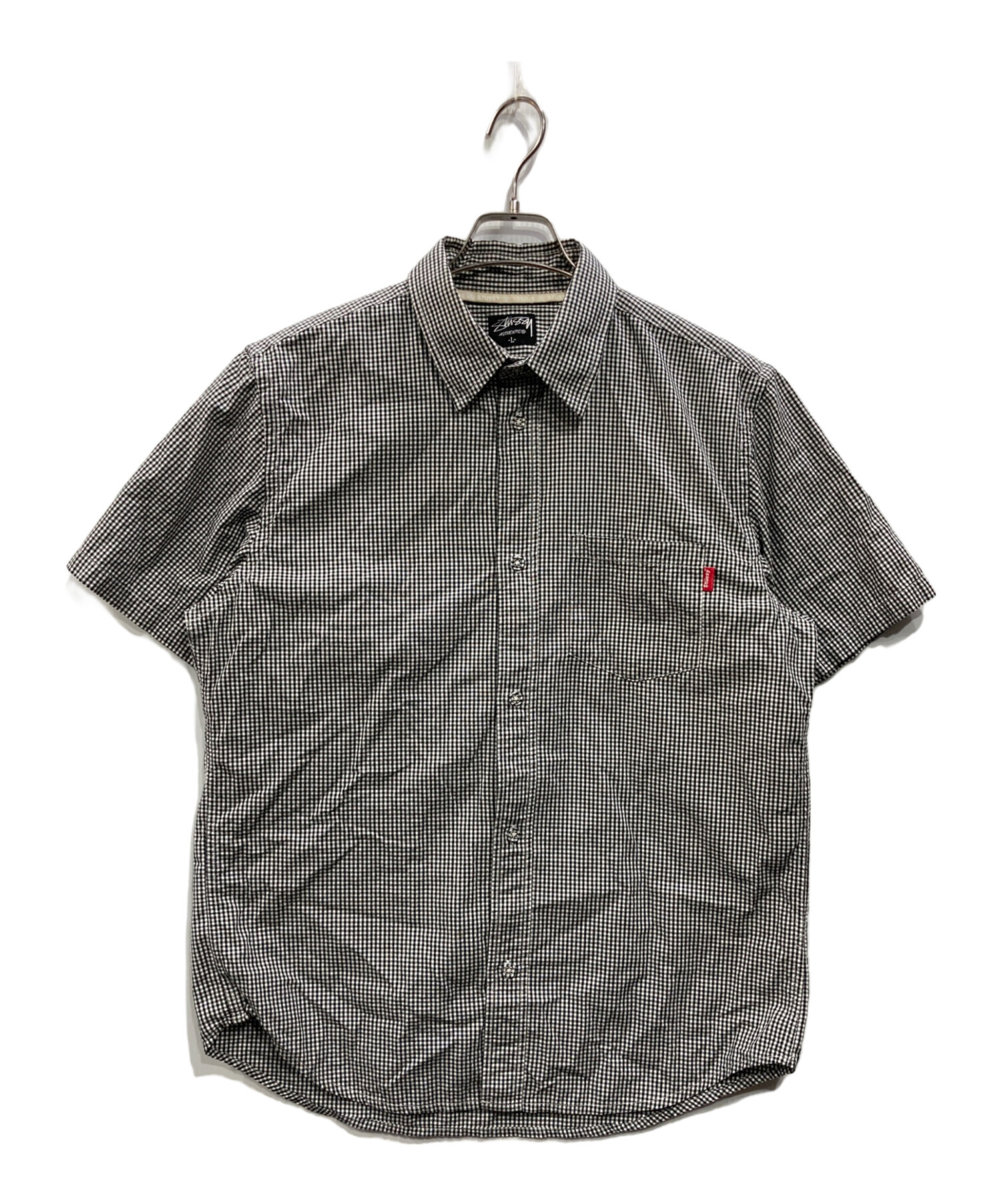 中古・古着通販】stussy (ステューシー) ギンガムチェックシャツ 