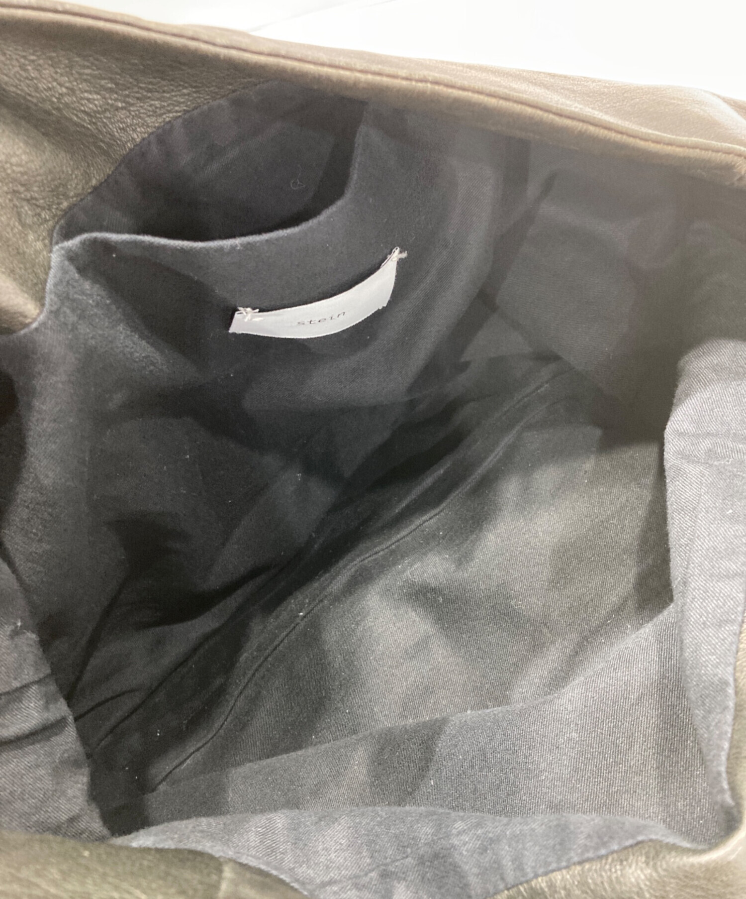 中古・古着通販】stein (シュタイン) Tie Tote Bag ブラウン｜ブランド 