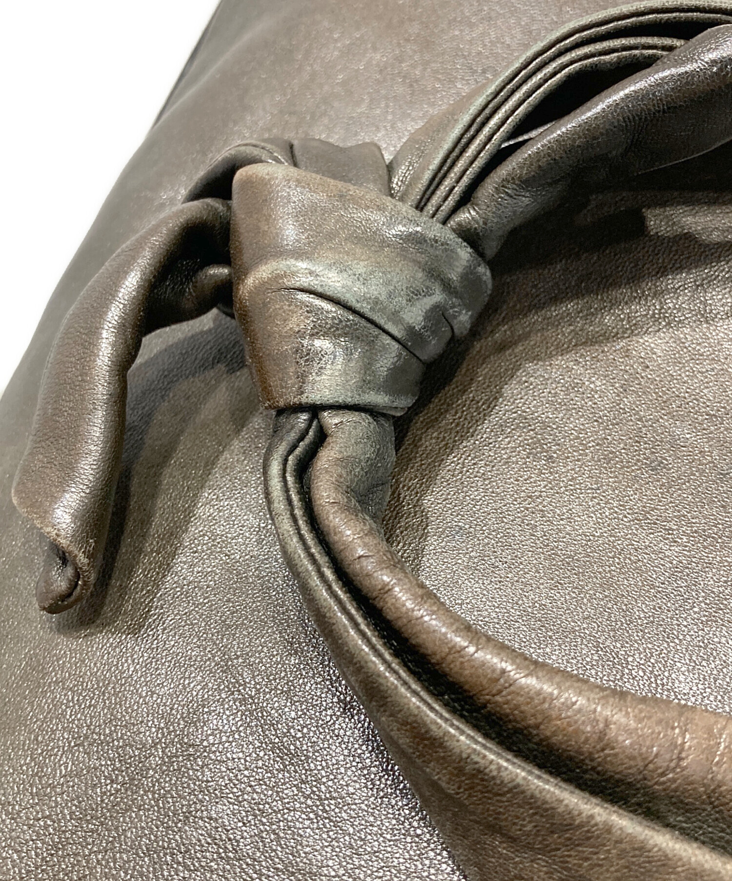 中古・古着通販】stein (シュタイン) Tie Tote Bag ブラウン｜ブランド