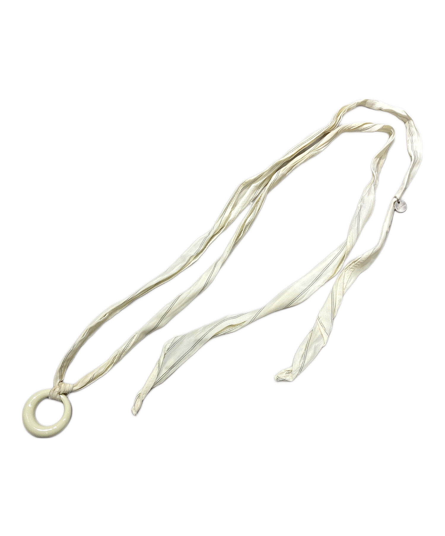 中古・古着通販】JIL SANDER (ジルサンダー) リボンネックレス 