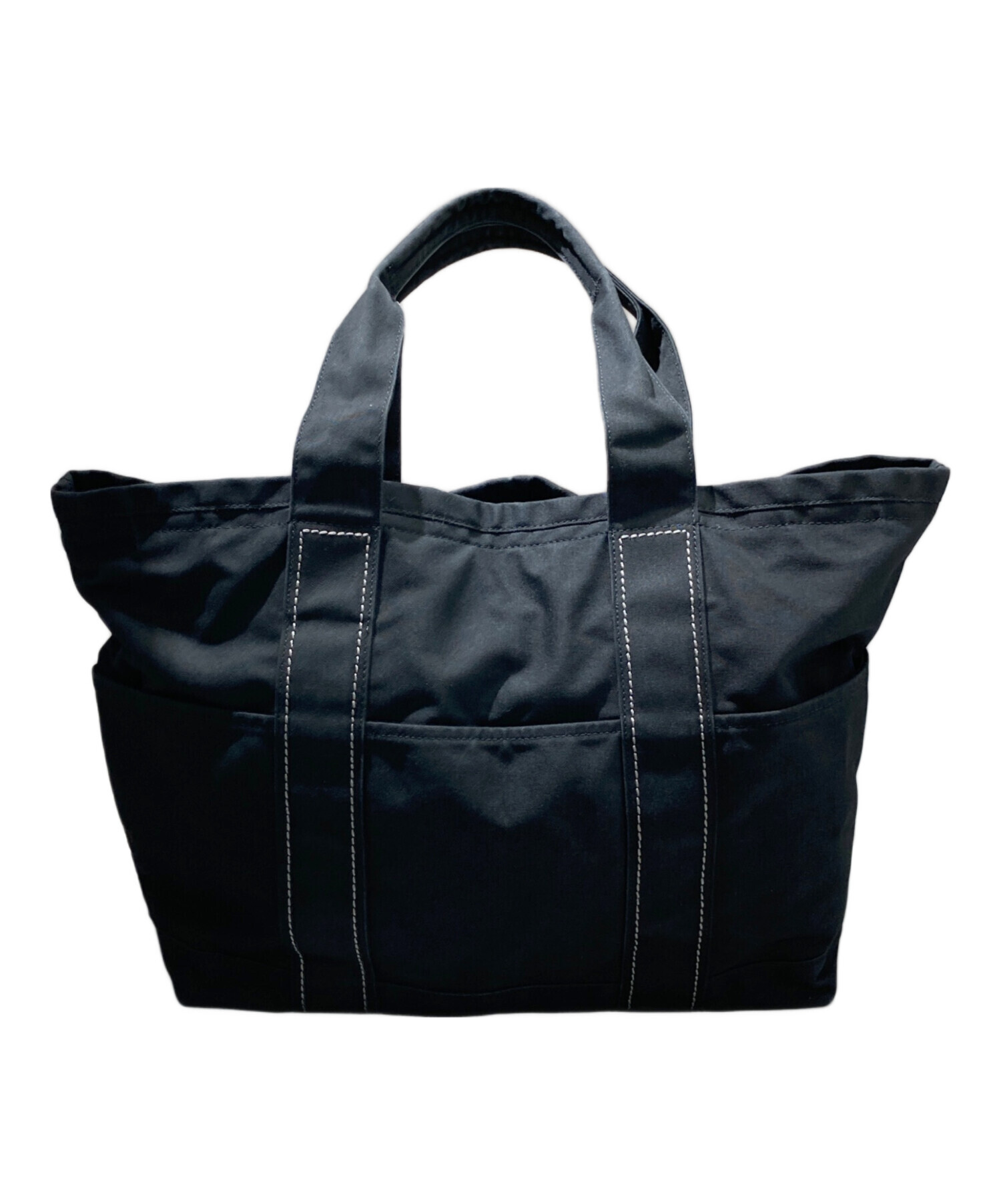 中古・古着通販】PORTER (ポーター) キャンバストートバッグ ブラック 