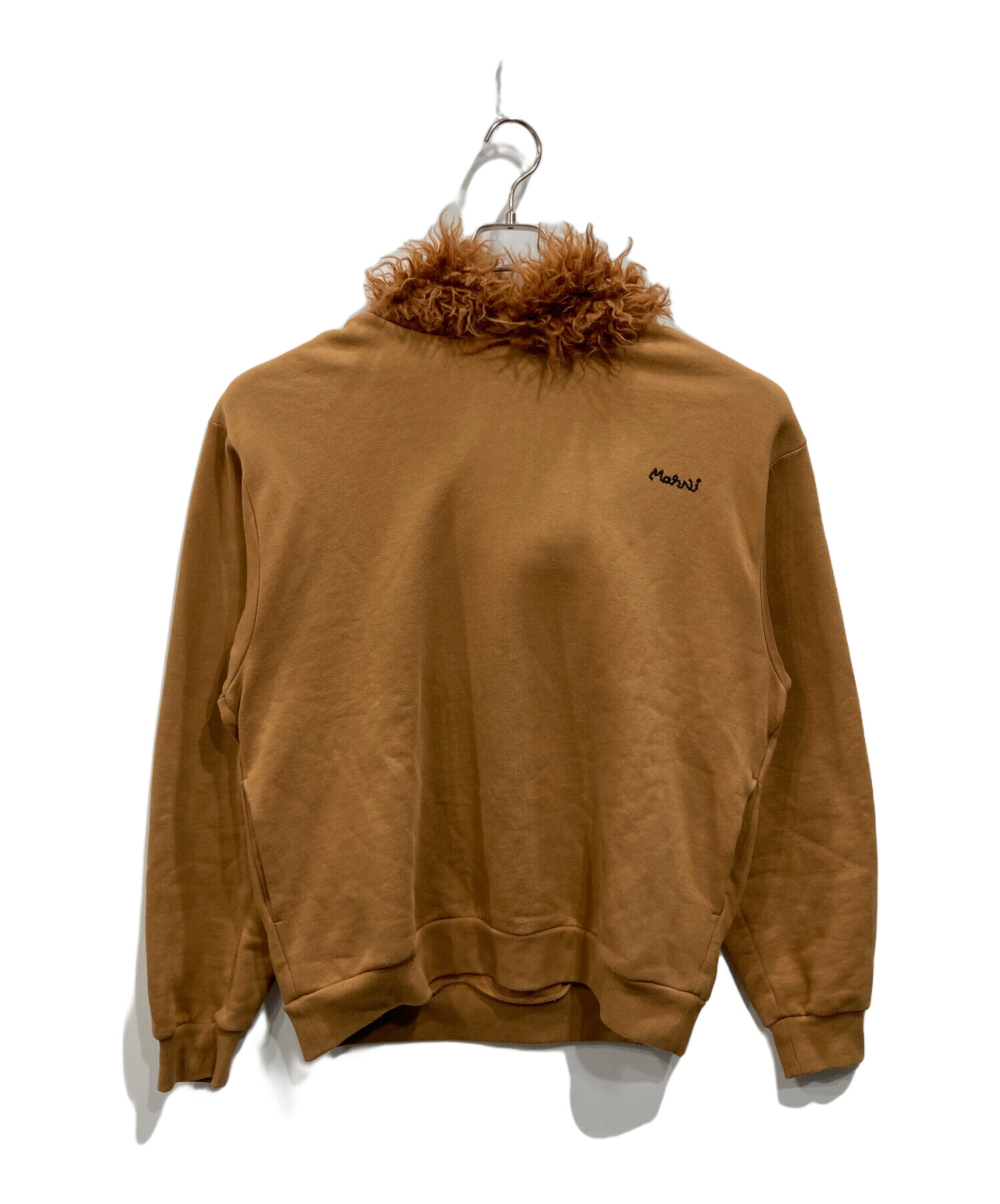 MARNI フード付きパーカー【未使用】 中古・古着通販】MARNI (マルニ) フェイクファーフードパーカー