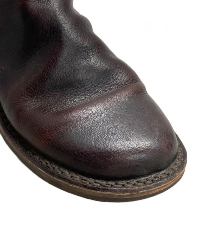 引越大処分　TRIPPEN ダークブラウン レザー ブーツ 引越大処分 TRIPPEN ダークブラウン レザー ブーツ