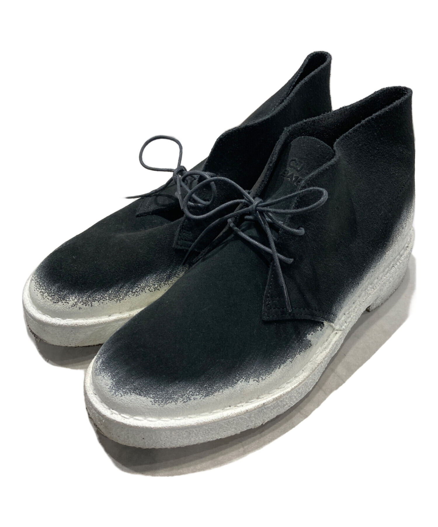 中古・古着通販】CLARKS (クラークス) デザートブーツ ブラック