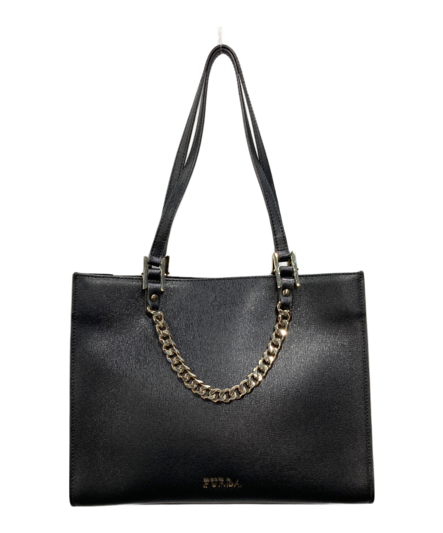 中古・古着通販】FURLA (フルラ) ハンドバッグ ブラック｜ブランド