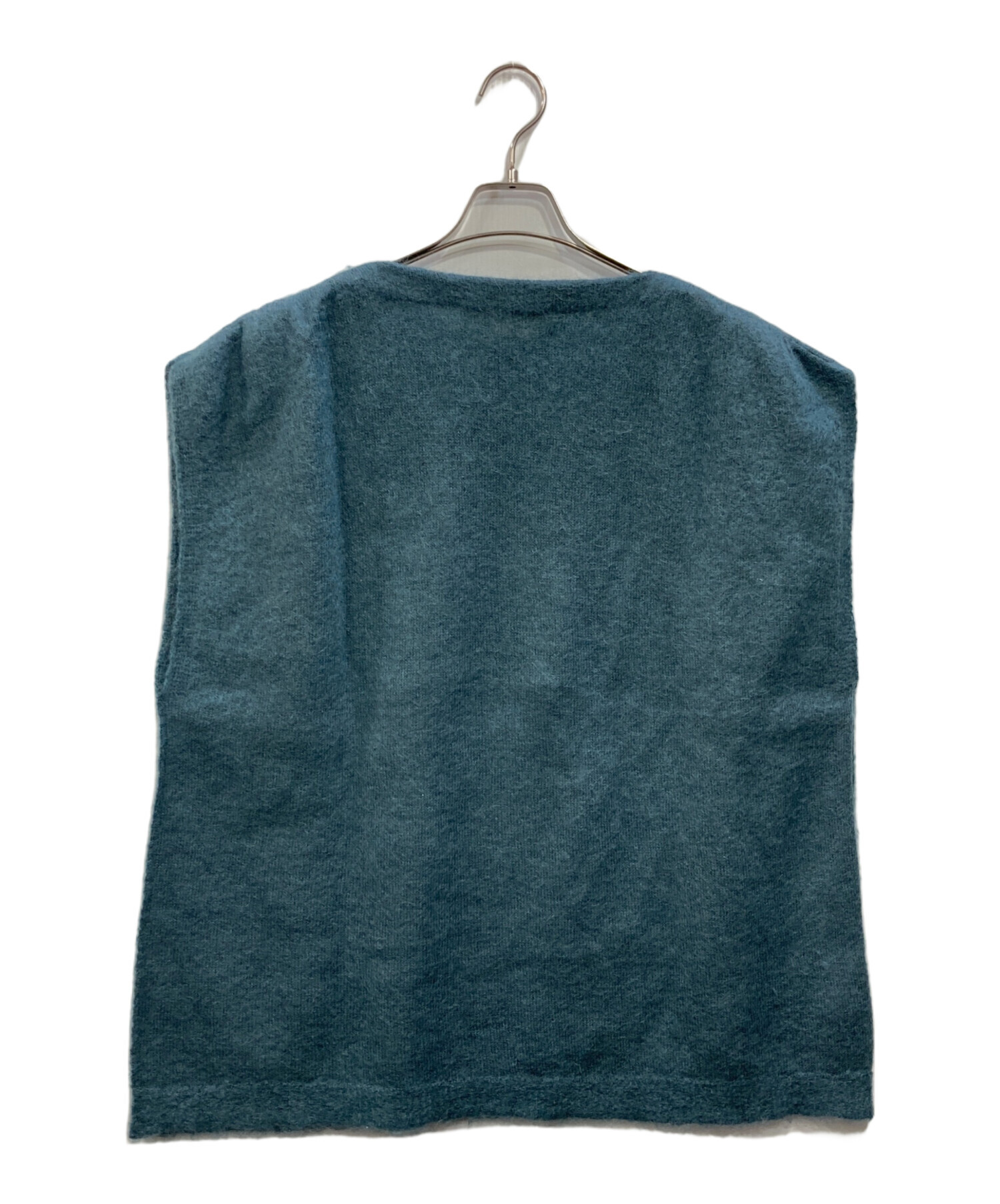 中古・古着通販】MARNI (マルニ) モヘアニットベスト ブルー サイズ:46